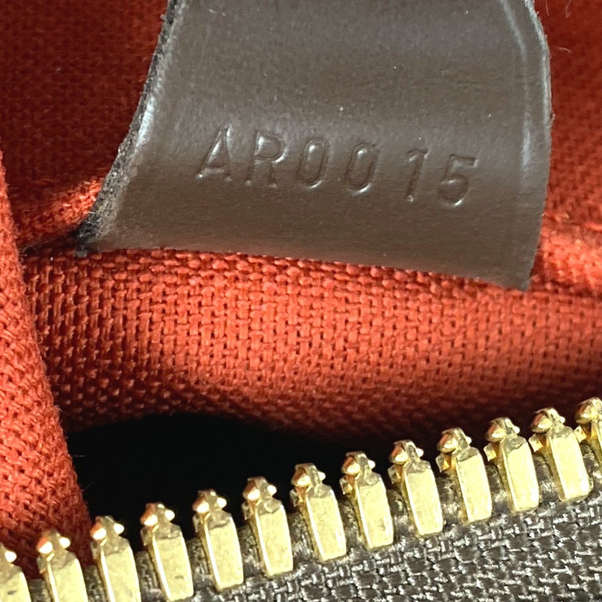 Louis Vuitton Brown Damier Canvas Ebene Damier Canvas Boston Bag Handbag Tote Bag (Pre-Owned)