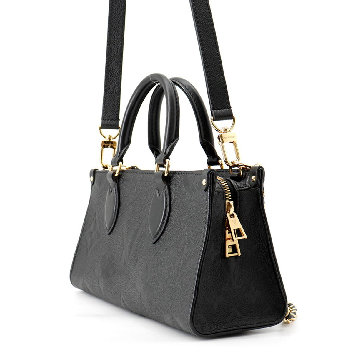 Louis Vuitton Black Monogram Noir Monogram Empreinte Handbag (Pre-Owned)