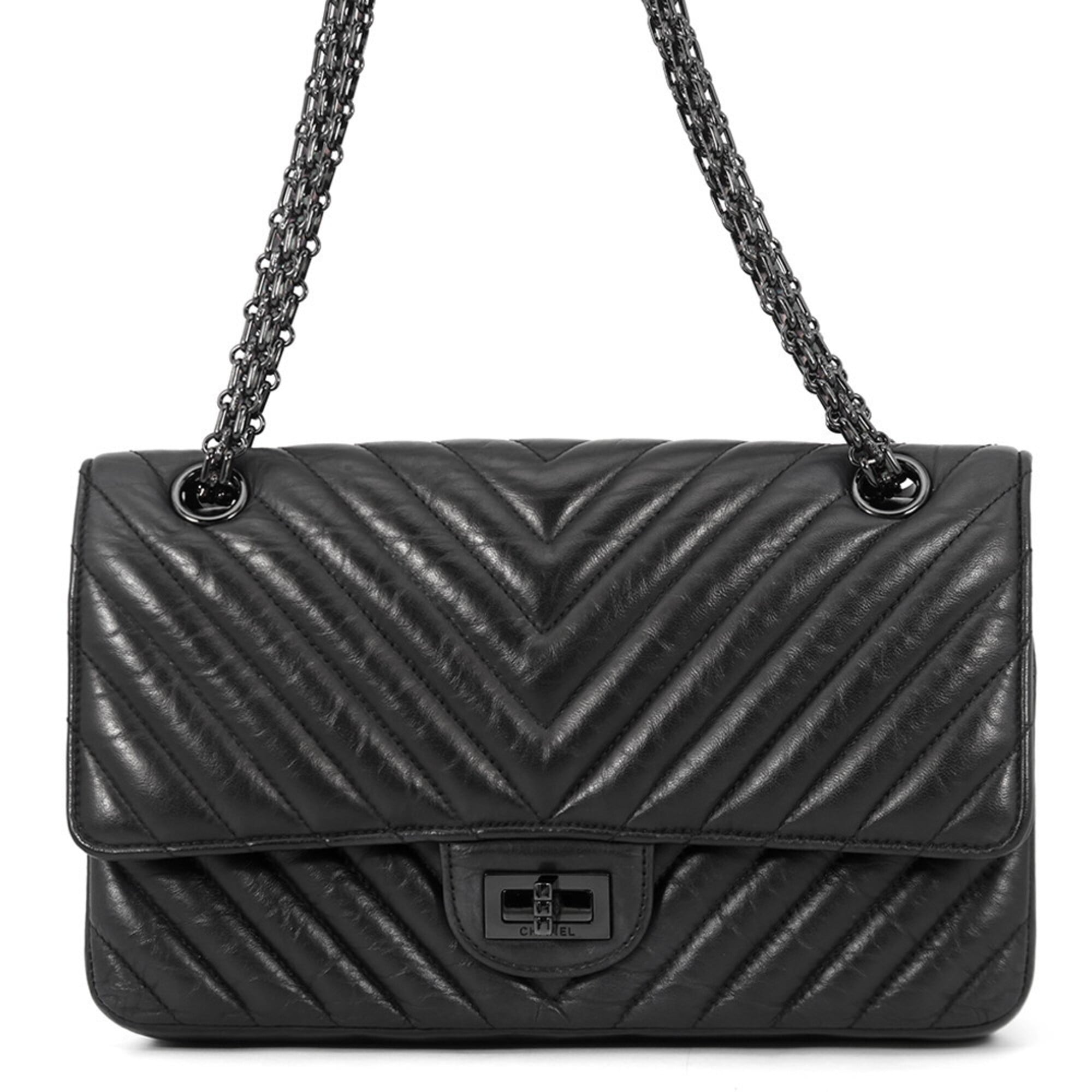 Chanel Black Handbag Shoulder Bag (Pre-Owned)