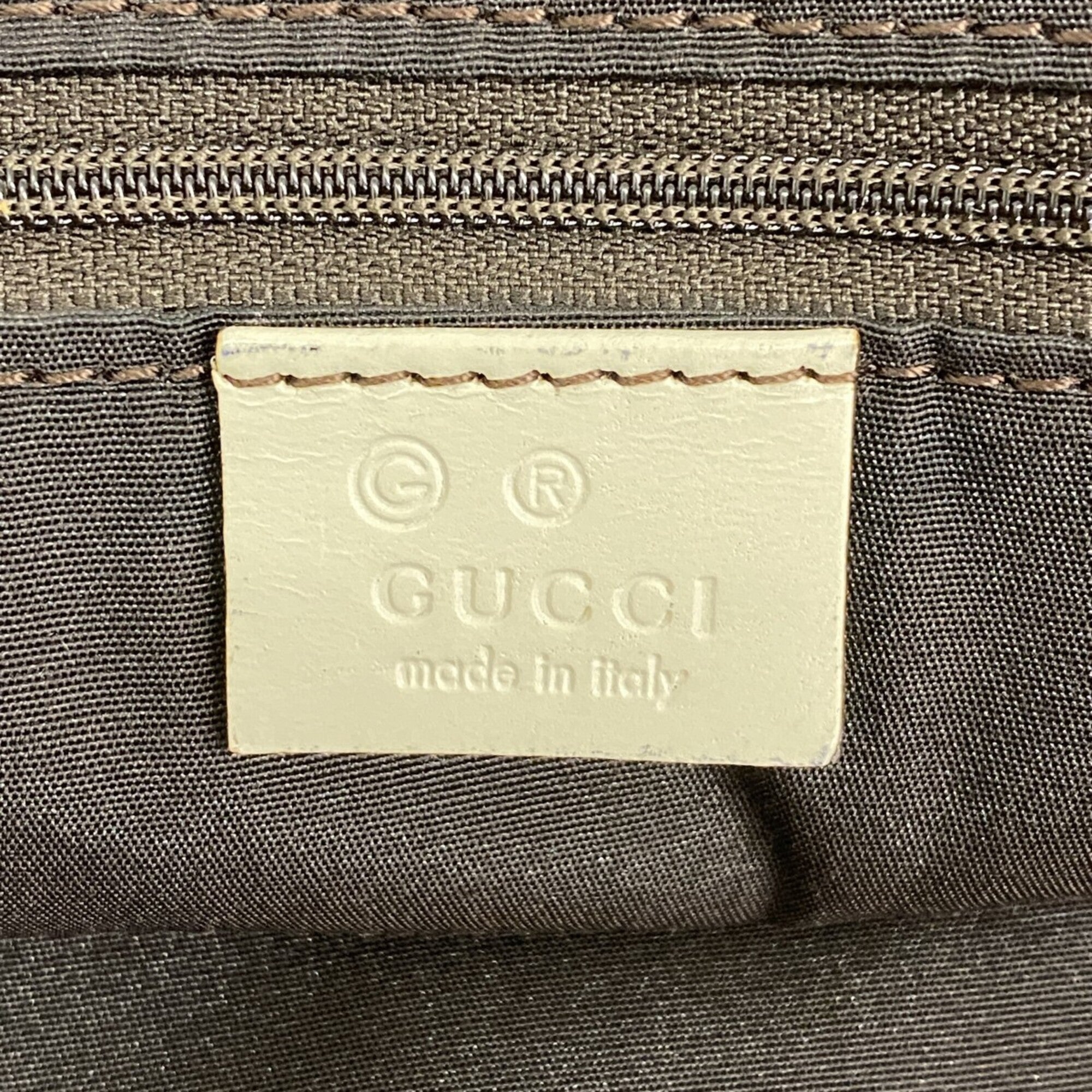 Gucci Navy Canvas Tote Bag (Pre-Owned)