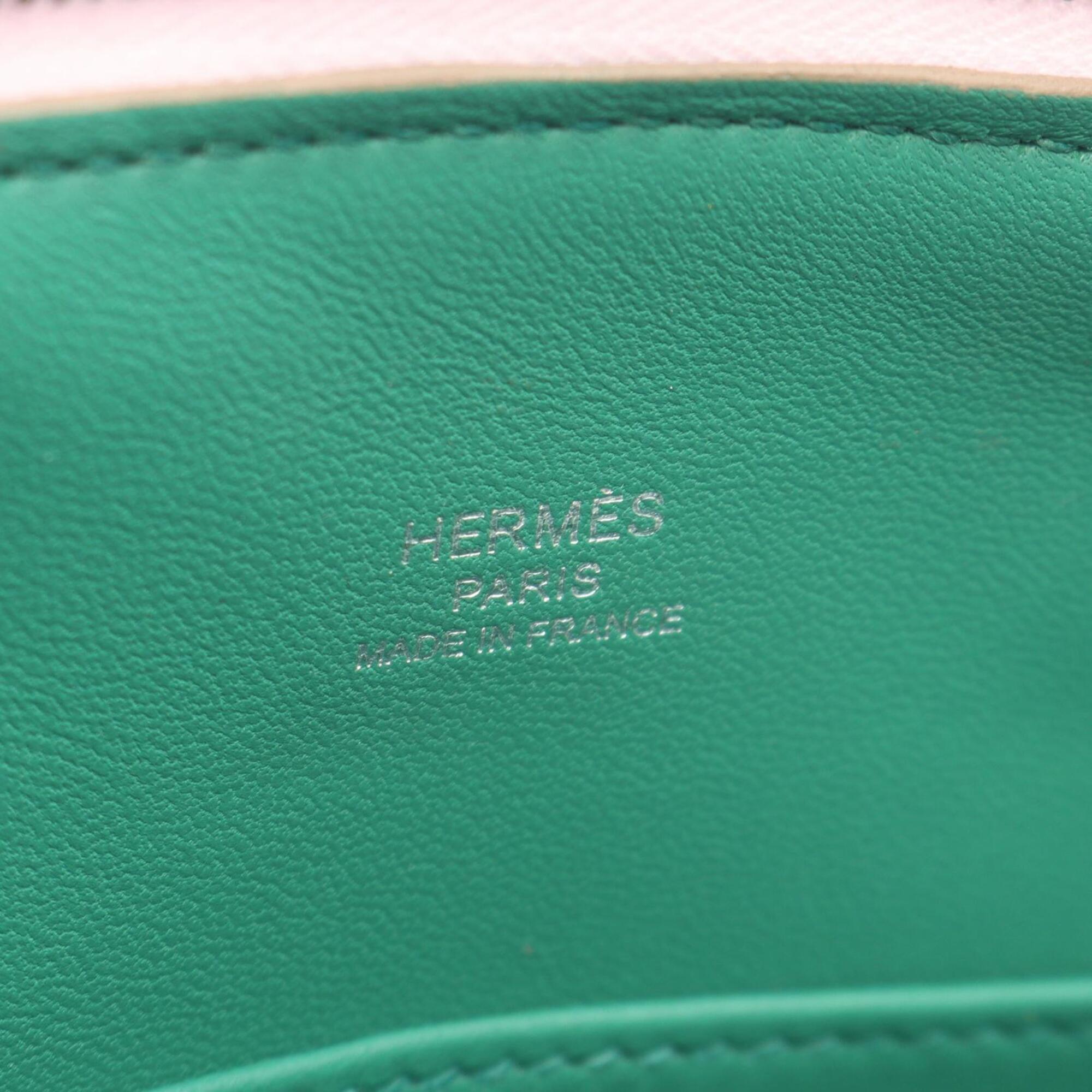Hermes Pink Evercalf Leather Handbag (Pre-Owned)