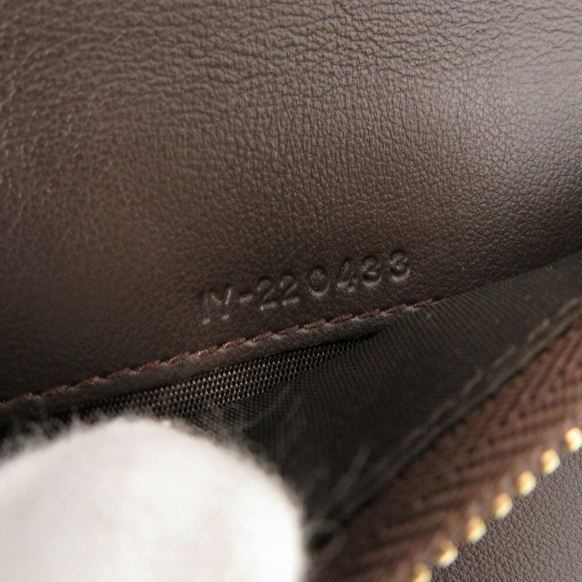 Salvatore Ferragamo Black Brown Leather Long Wallet (Bi-Fold) (Pre-Owned)