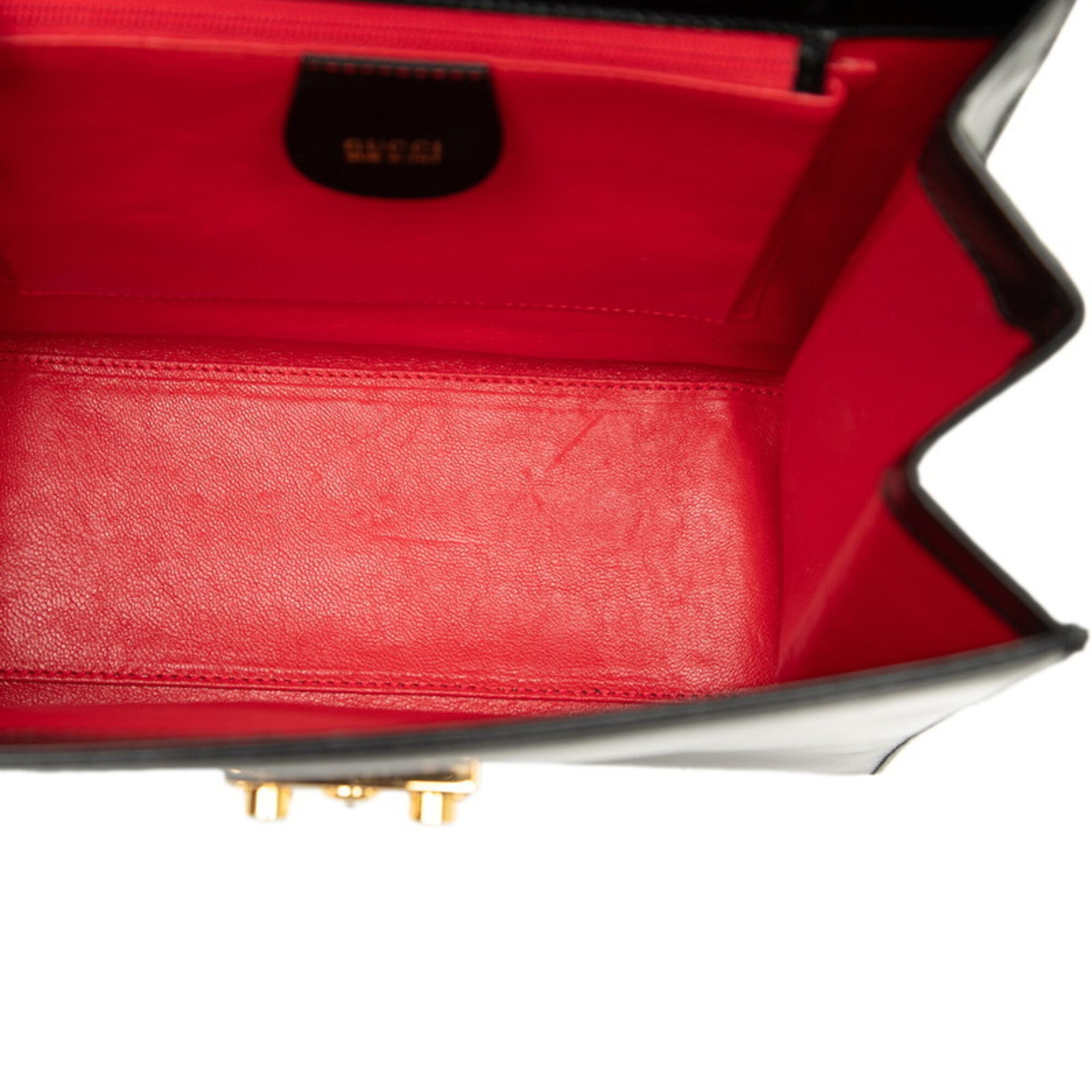 Gucci Black Leather Handbag (Pre-Owned)
