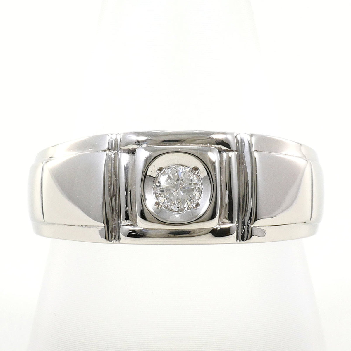 Unbranded Platinum Platinum 900 Band Ring (Pre-Owned)
