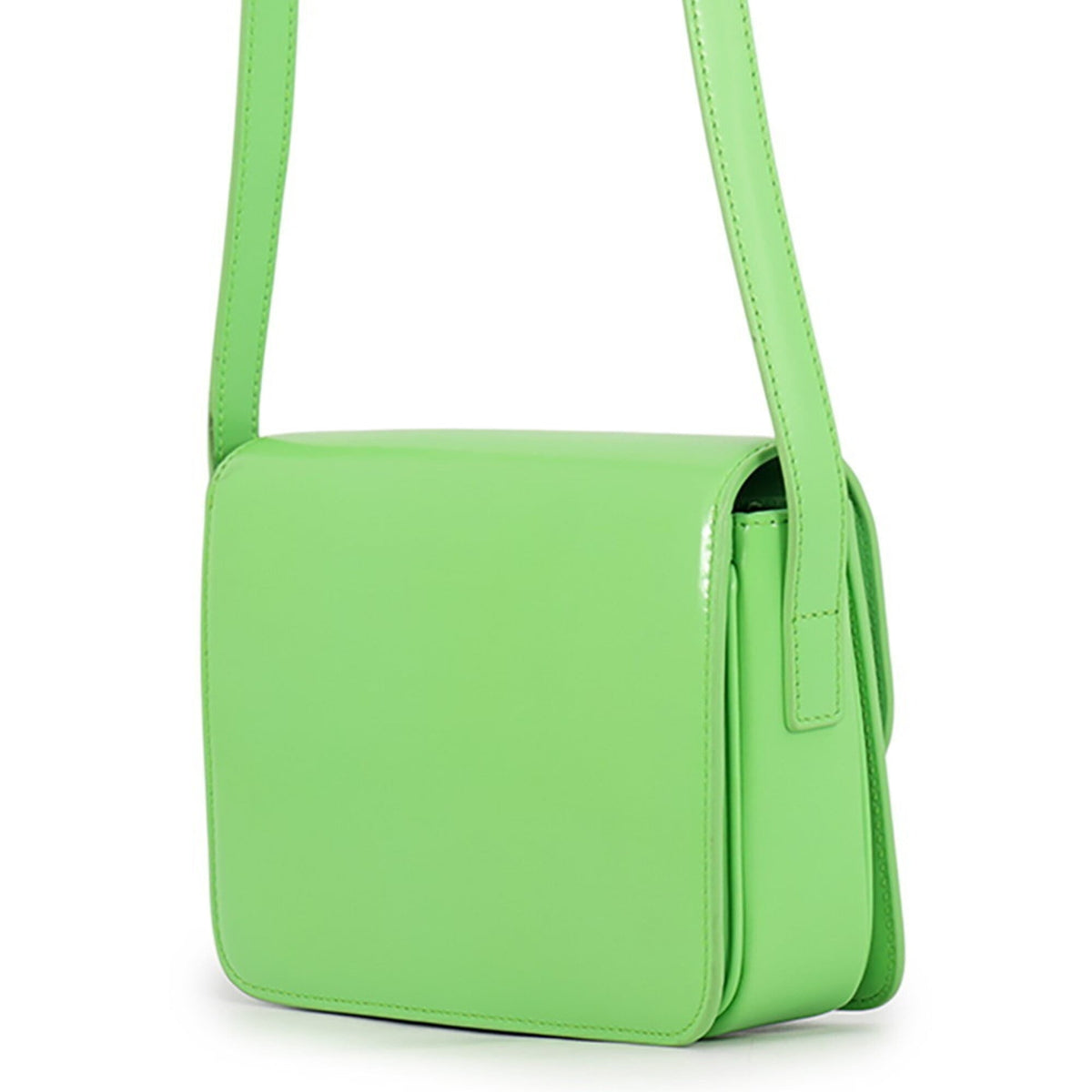 Celine Light Green Leather Shoulder Bag (Pre-Owned)