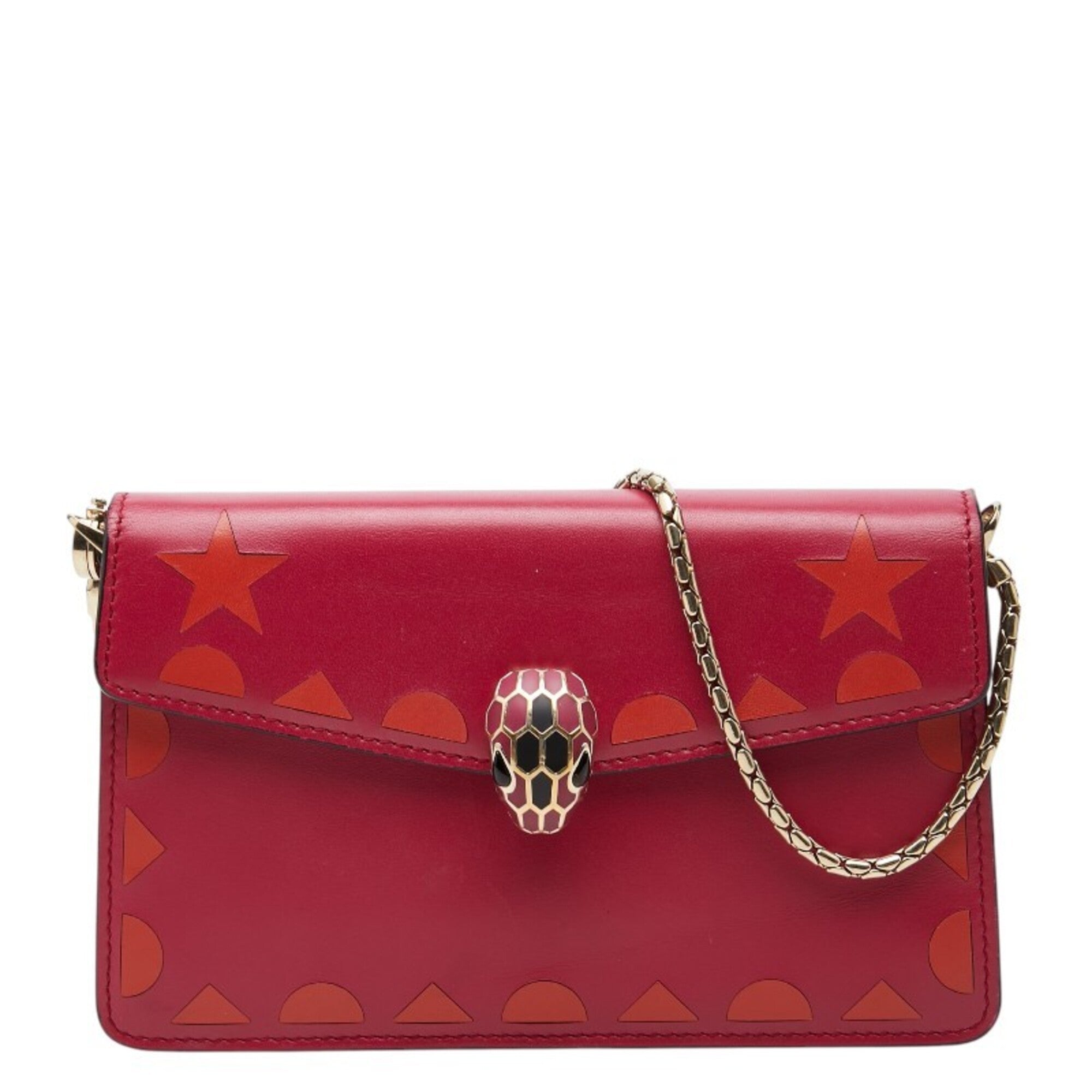 Bvlgari Pink Leather Handbag (Pre-Owned)