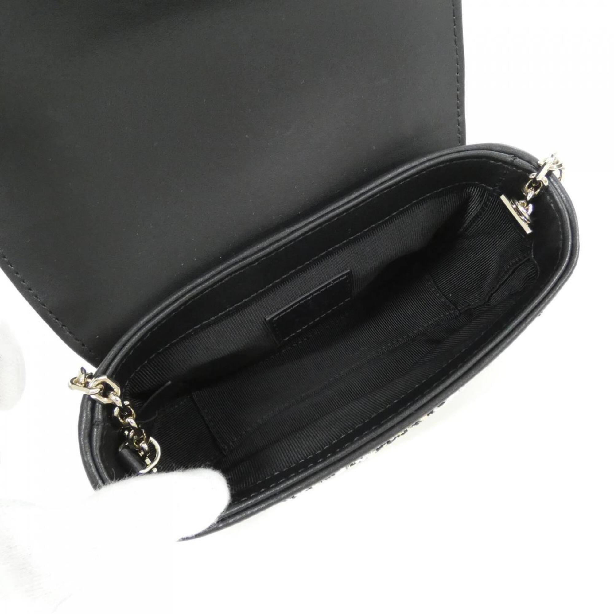 Gucci Black Tweed Shoulder Bag (Pre-Owned)
