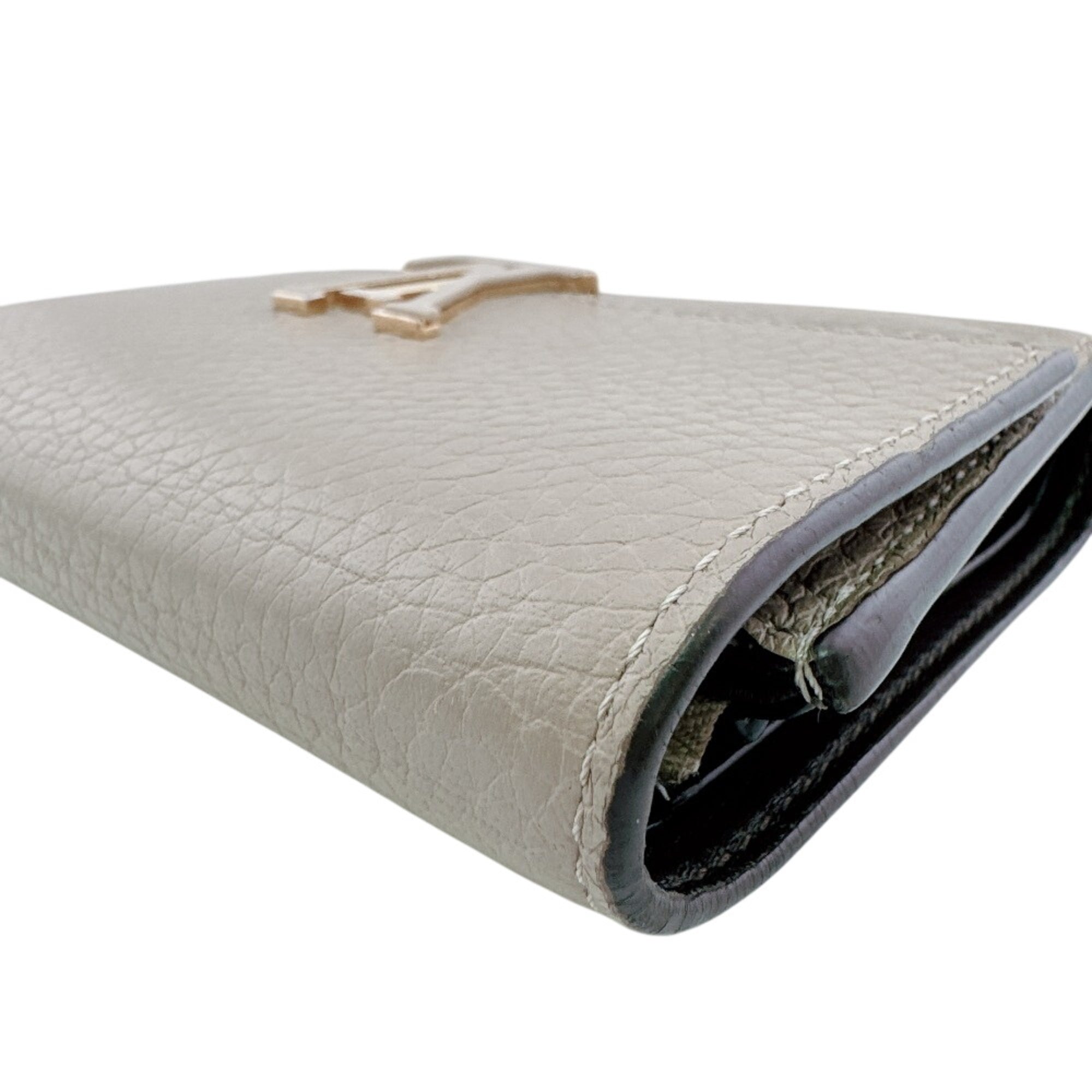 Louis Vuitton Beige Wallet (Tri-Fold) (Pre-Owned)