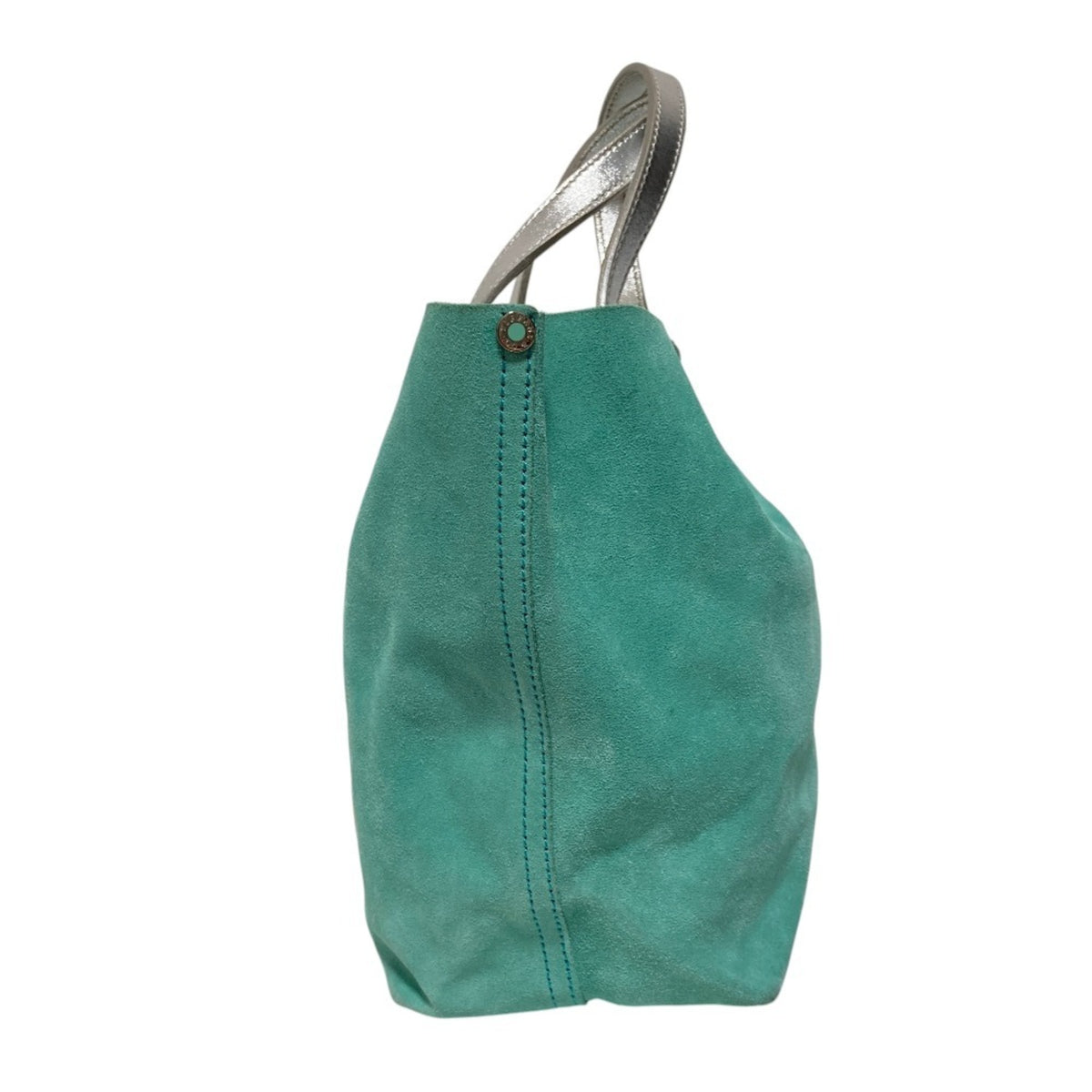 Tiffany Blue Leather Tote Bag (Pre-Owned)