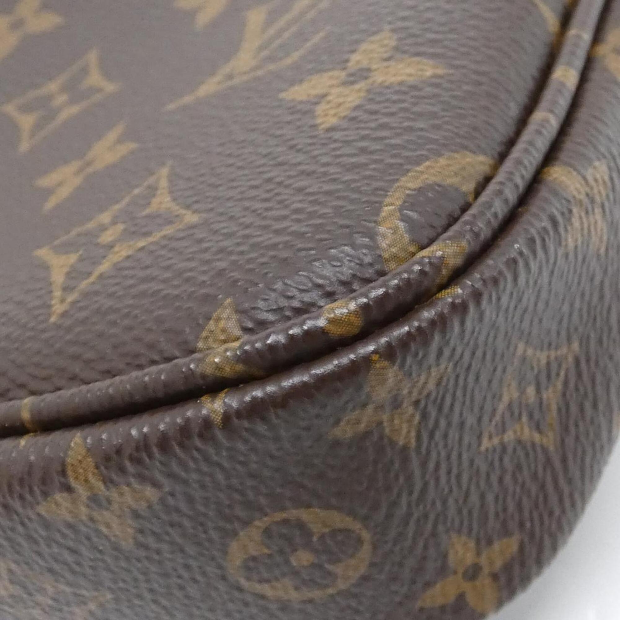 Louis Vuitton Marron Rose Clair Coated Canvas Pochette Pouch Shoulder Bag (Pre-Owned)