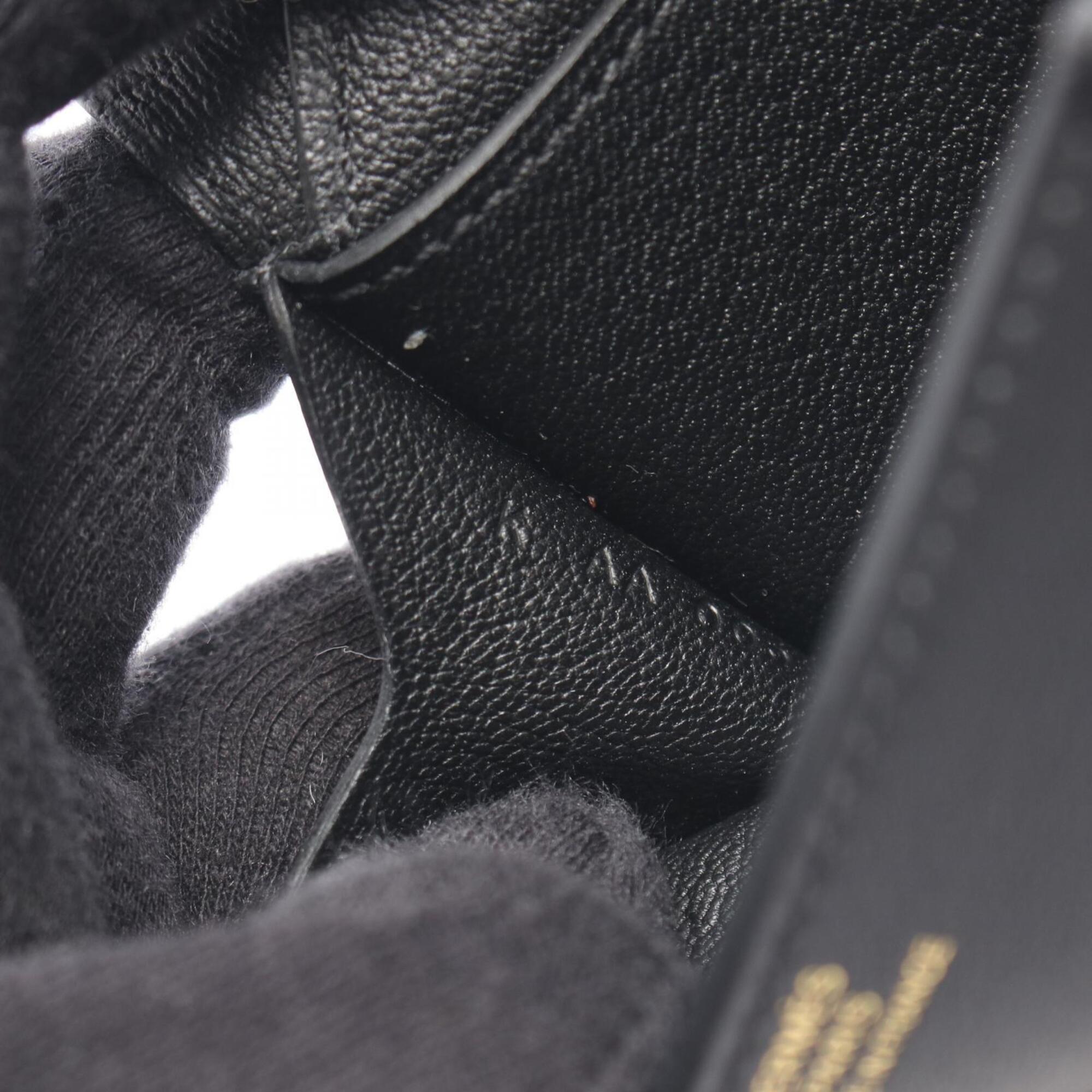 Hermes Black Swift Leather Leather Coin Purse/Coin Case (Pre-Owned)