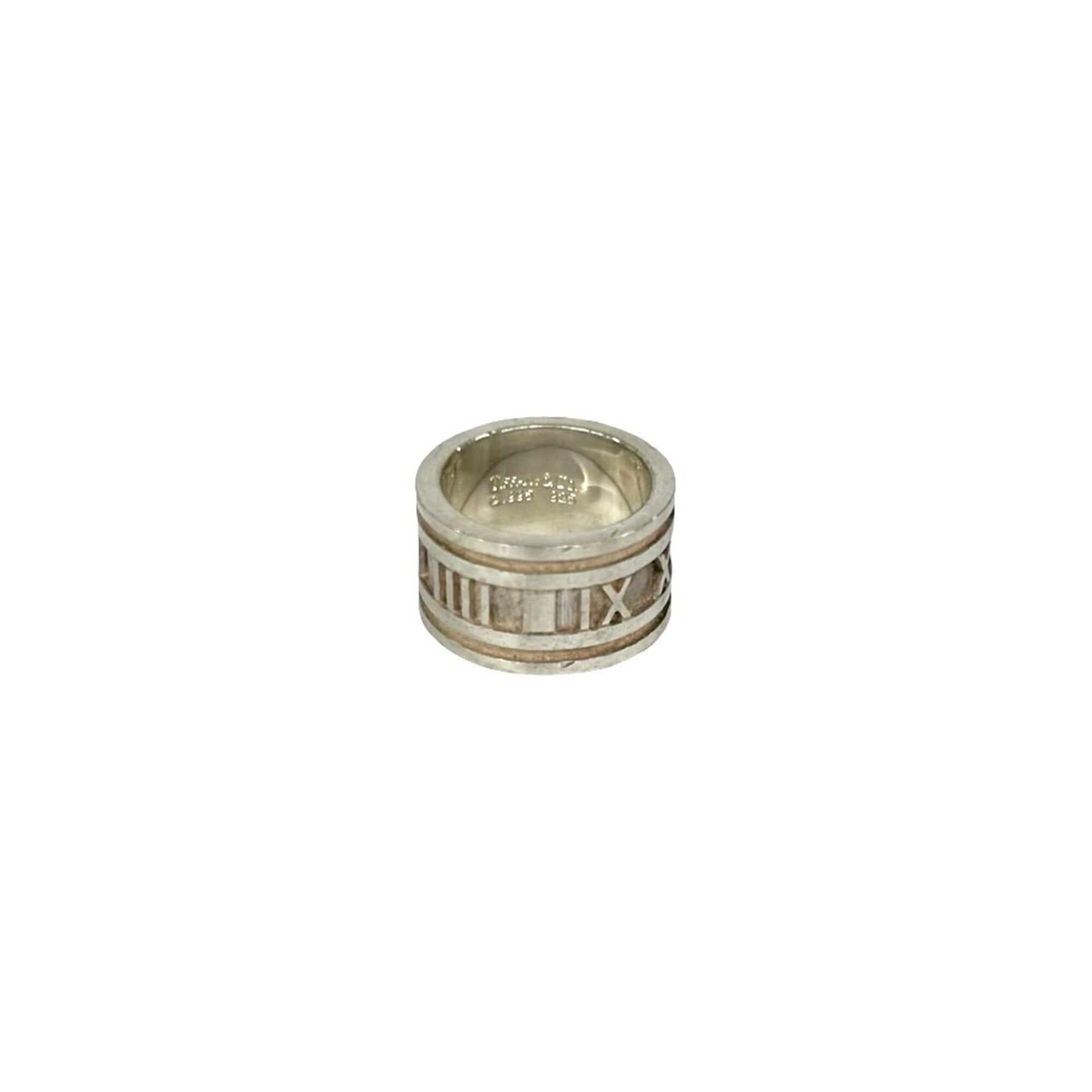 Tiffany Silver Silver 925 Band Ring (Pre-Owned)