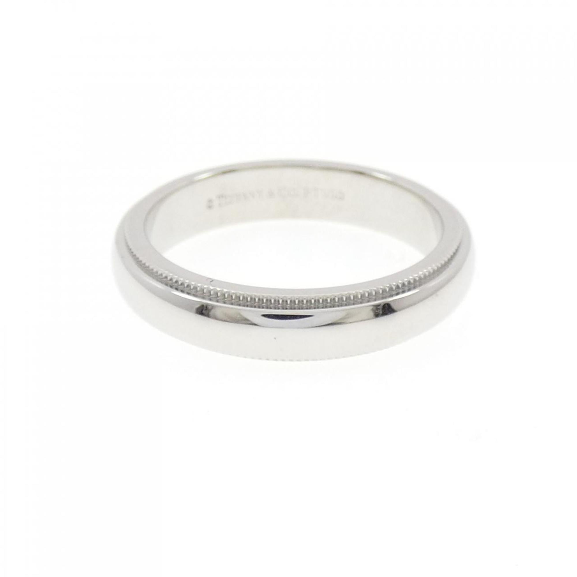 Tiffany Platinum Platinum 950 Band Ring (Pre-Owned)