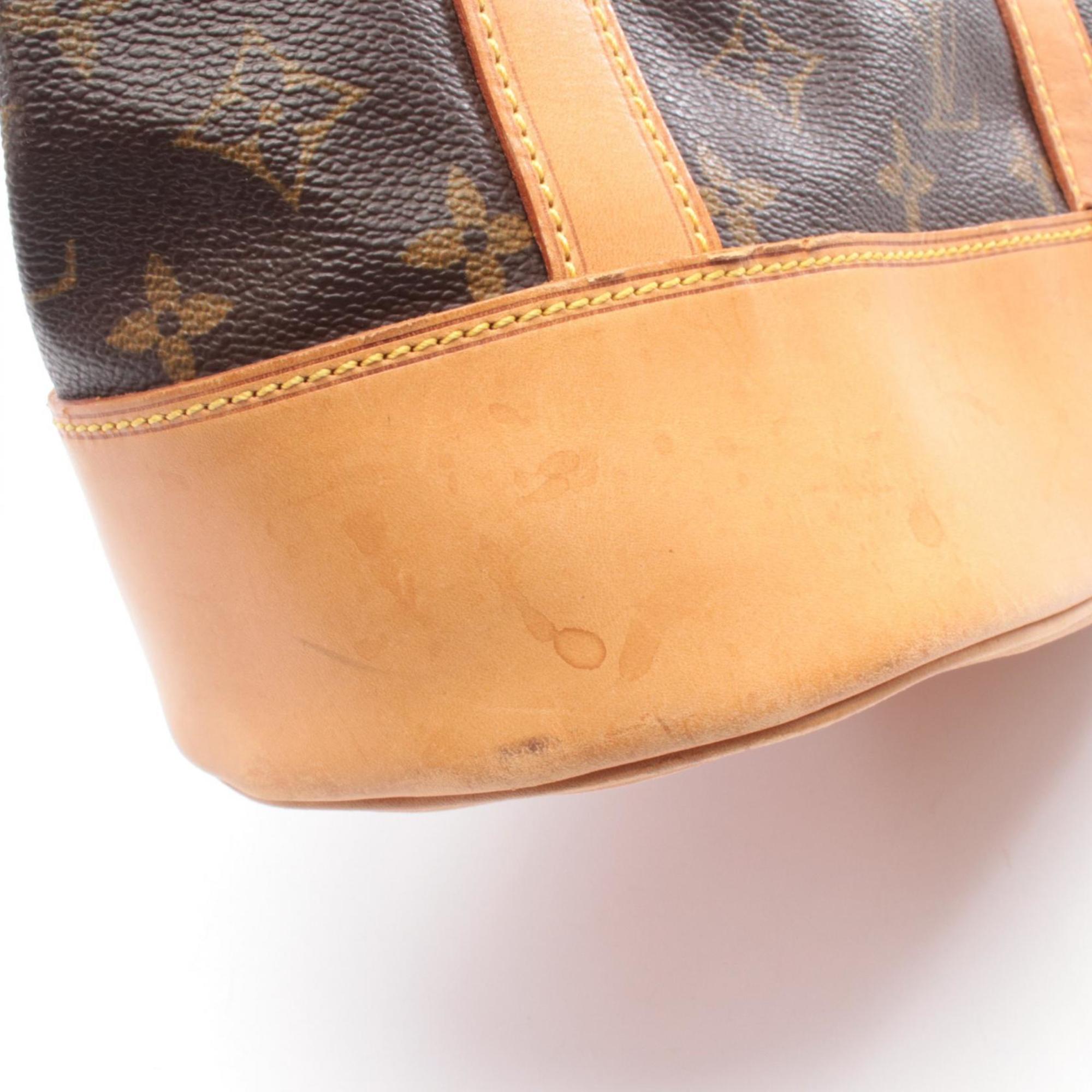 Louis Vuitton Brown Monogram Coated Canvas Leather Handbag Shoulder Bag (Pre-Owned)