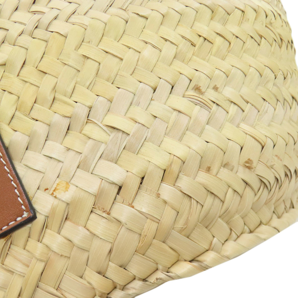 Loewe Beige Raffia Basket Tote Bag (Pre-Owned)