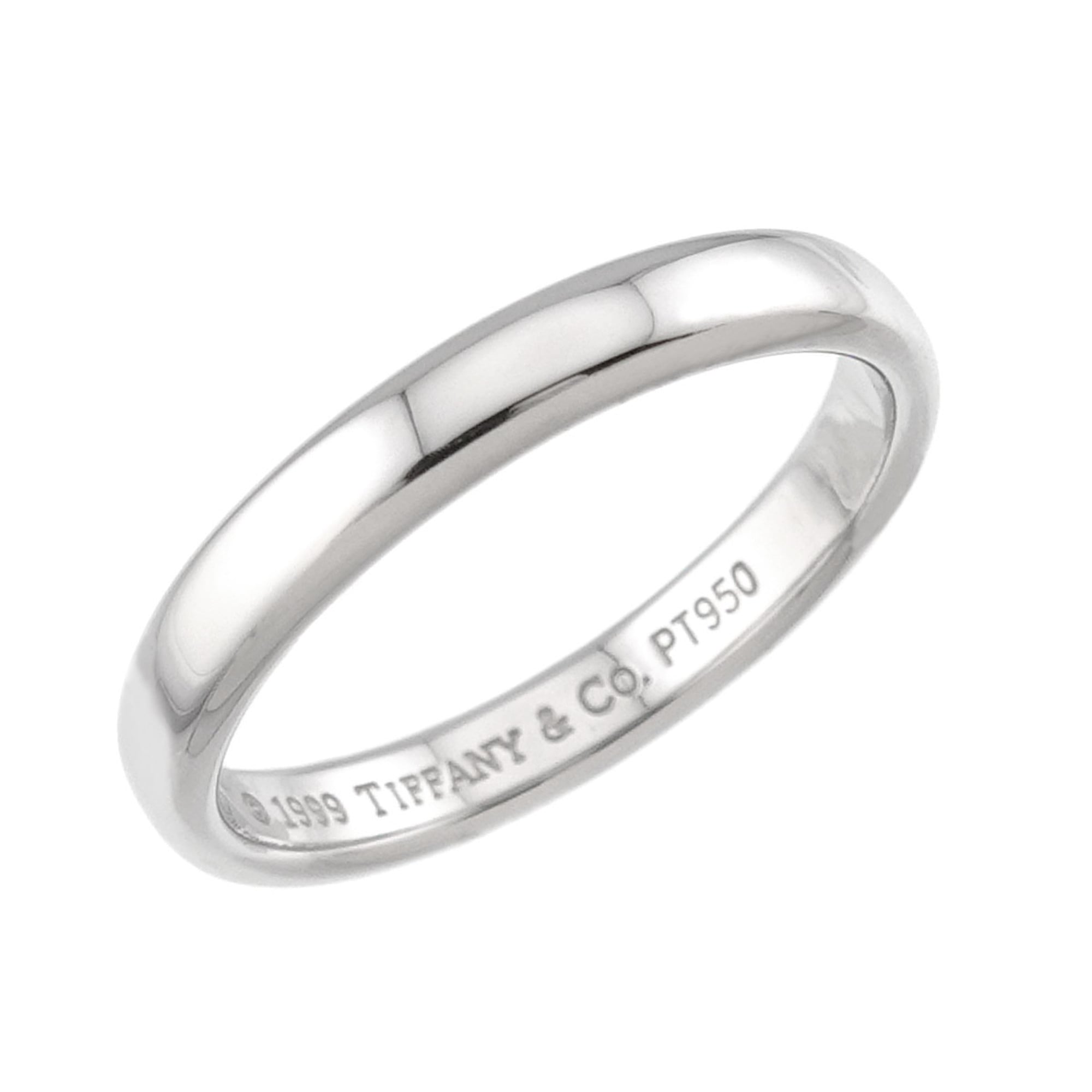 Tiffany Platinum 950 Band Ring (Pre-Owned)