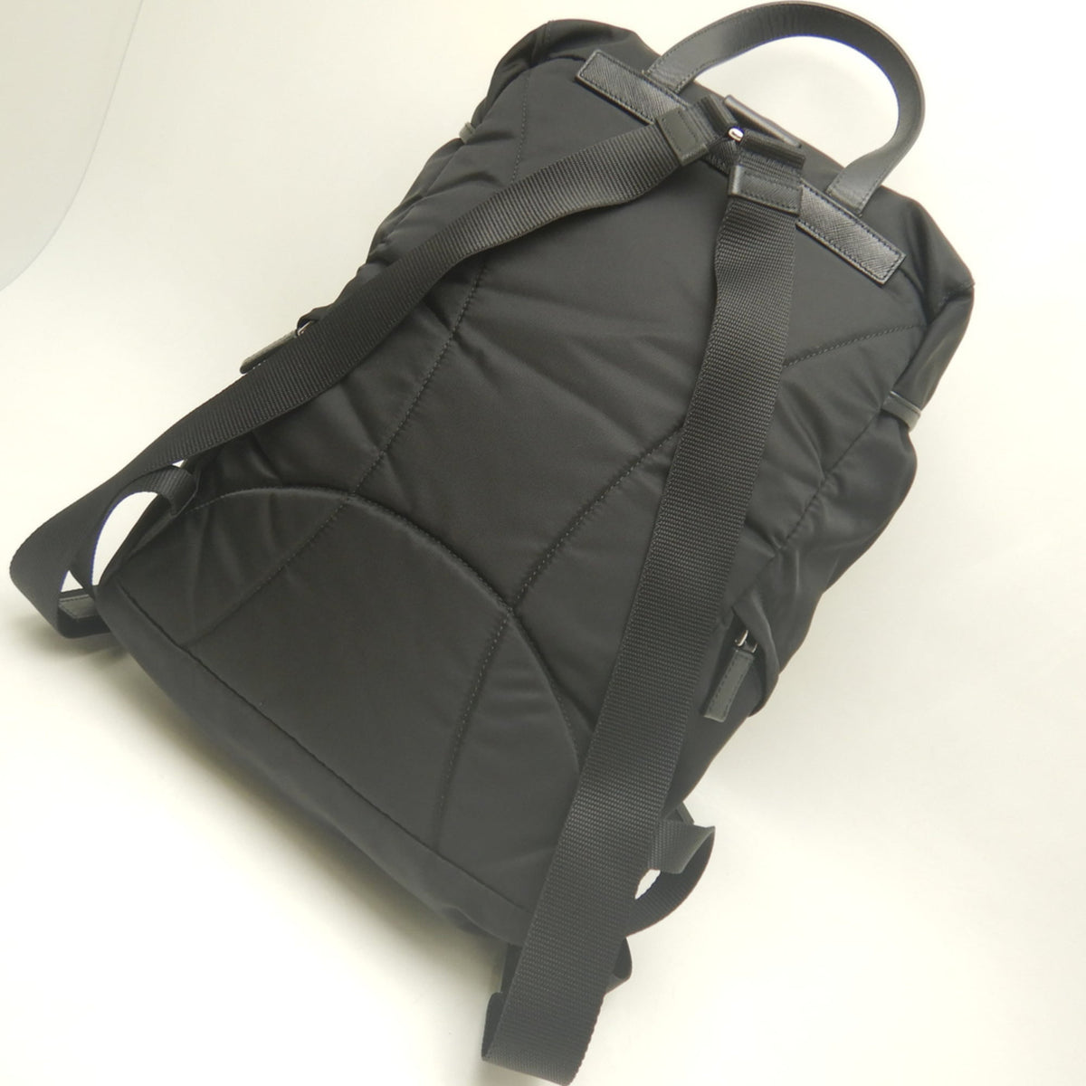 Prada Nero Nylon Backpack (Pre-Owned)