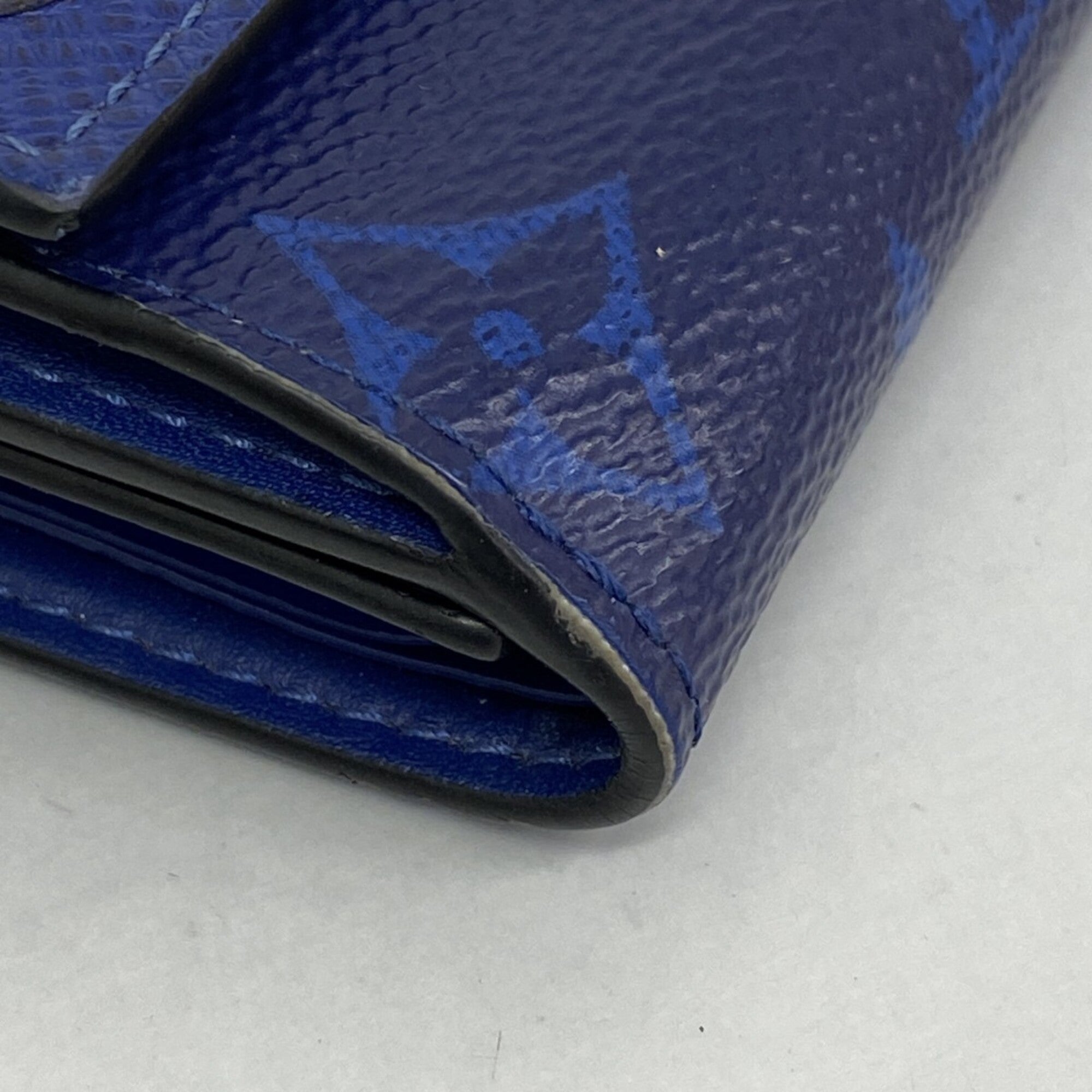 Louis Vuitton Blue Long Wallet (Tri-Fold) (Pre-Owned)