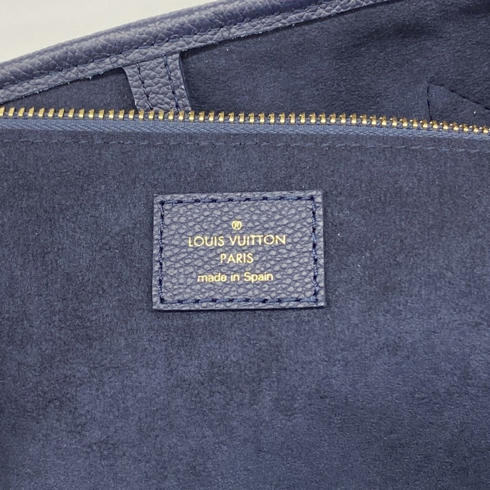 Louis Vuitton Navy Tote Bag (Pre-Owned)