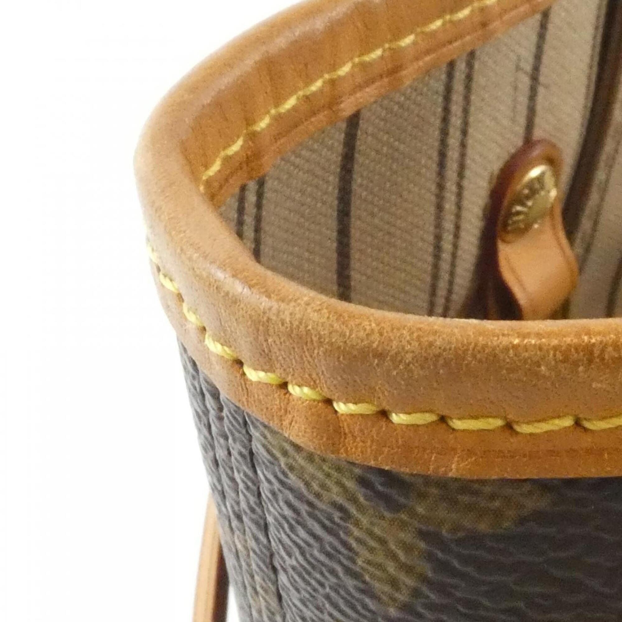 Louis Vuitton Monogram Marron Coated Canvas Handbag (Pre-Owned)