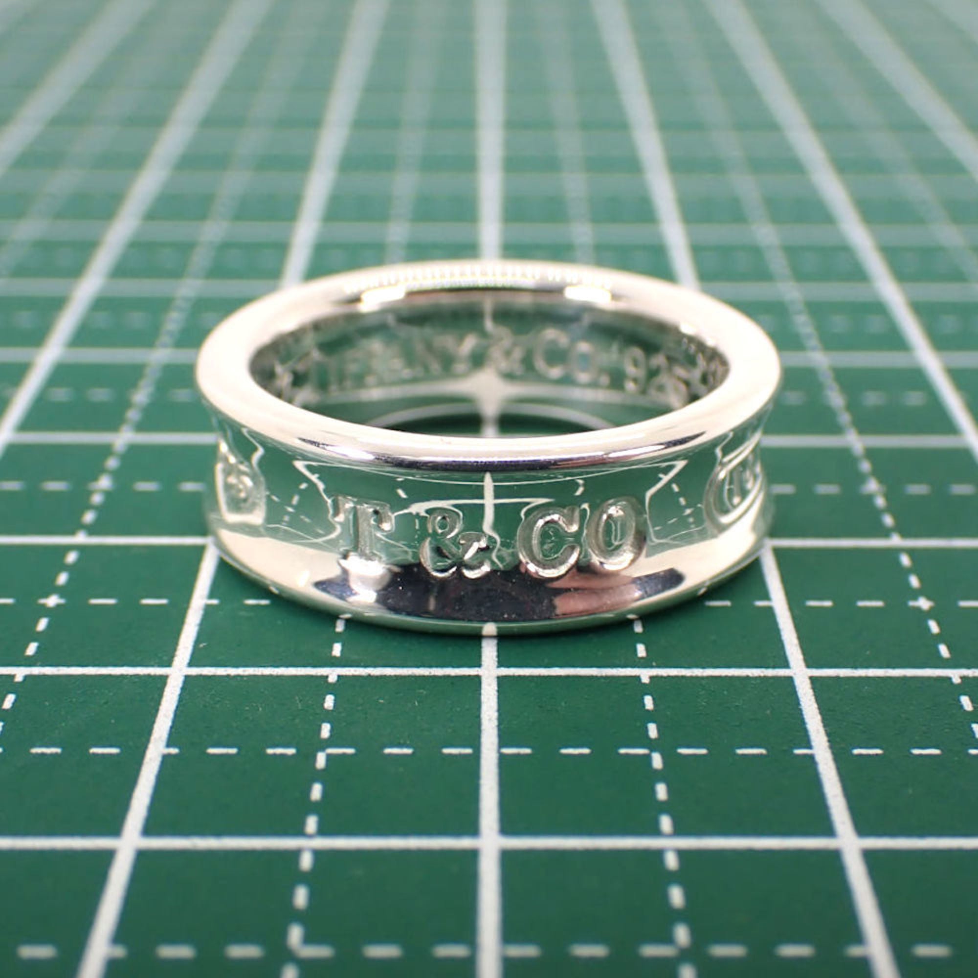 Tiffany Sterling Silver 925 Band Ring (Pre-Owned)