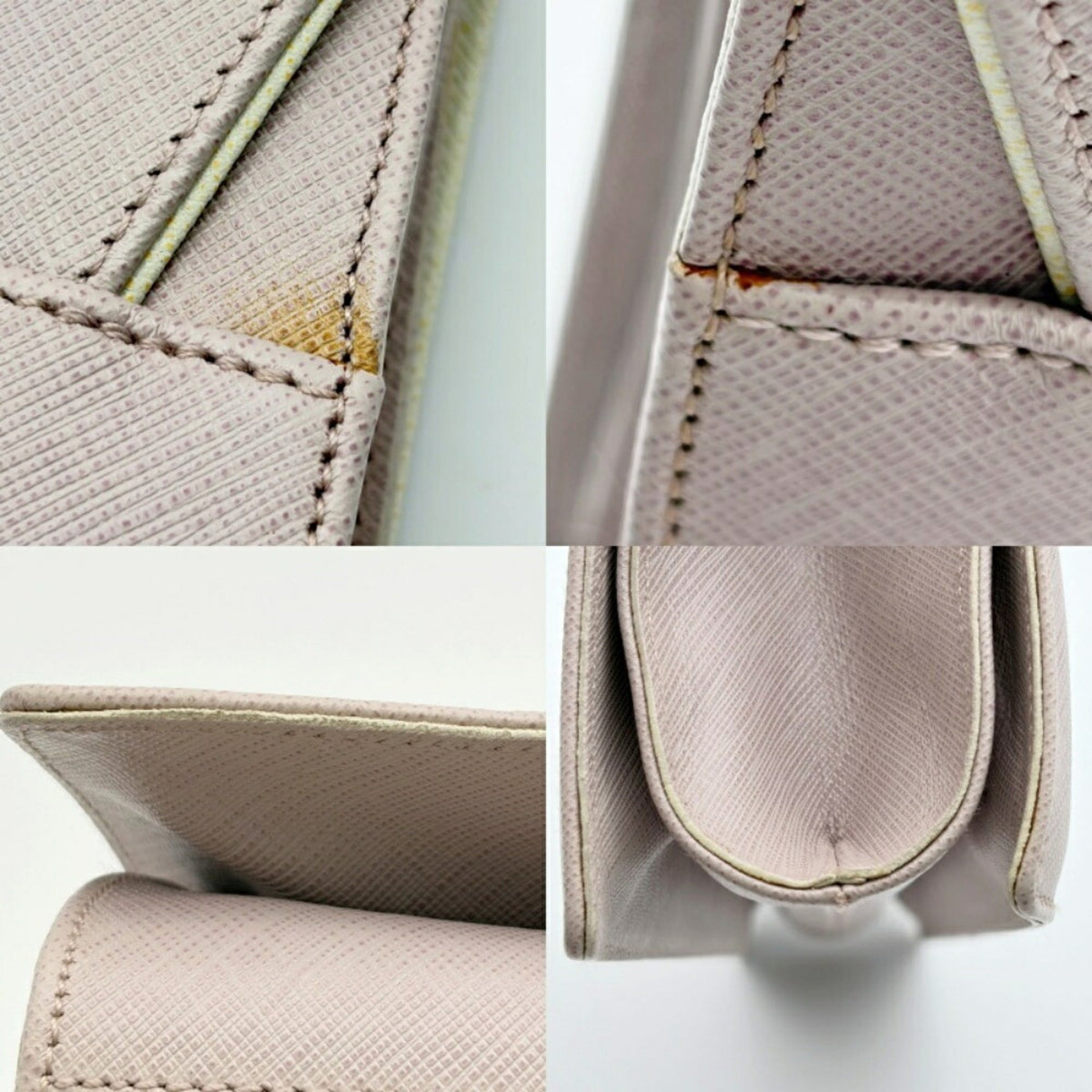Salvatore Ferragamo Pink Leather Pvc Handbag Tote Bag (Pre-Owned)