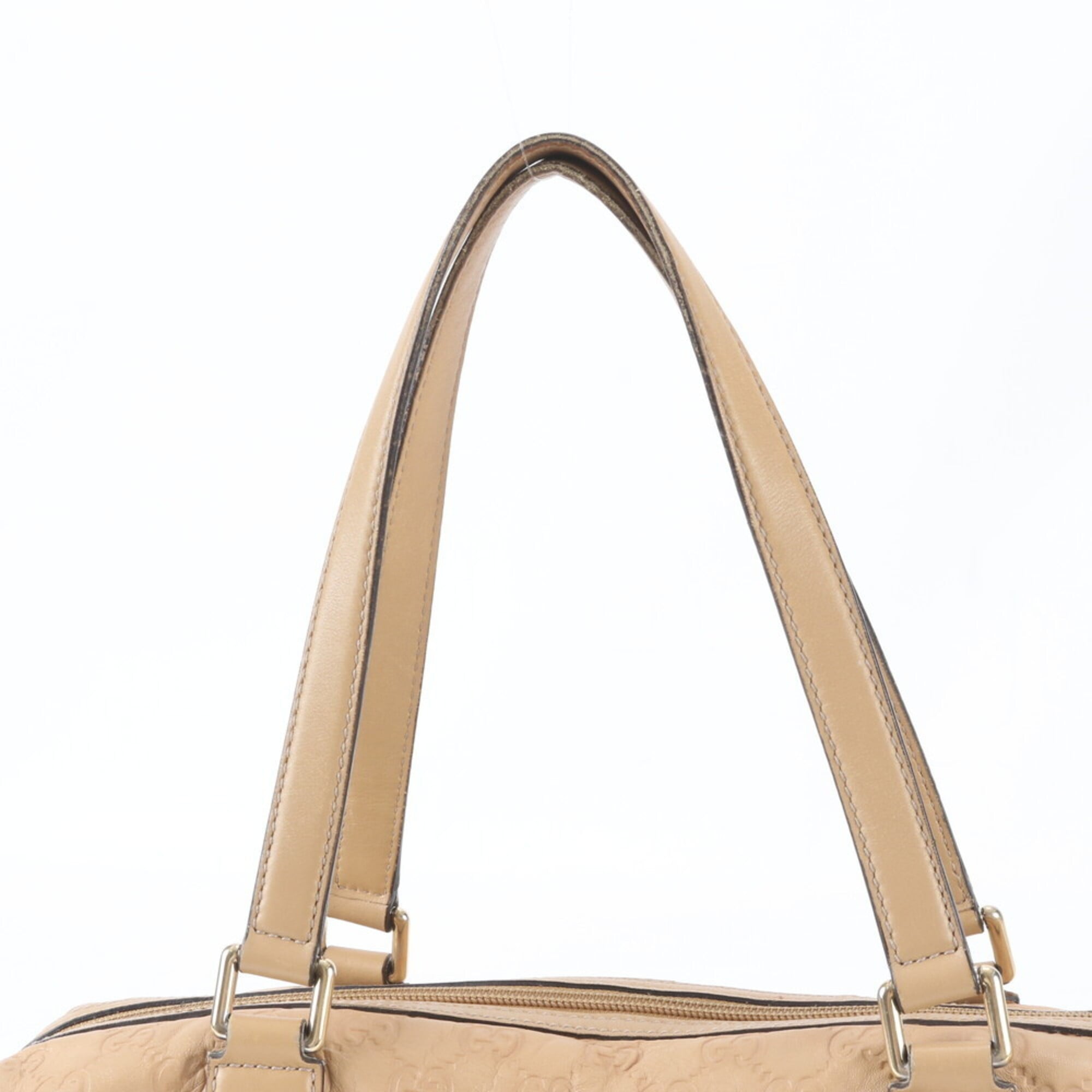 Gucci Guccissima Beige Leather Handbag Tote Bag (Pre-Owned)