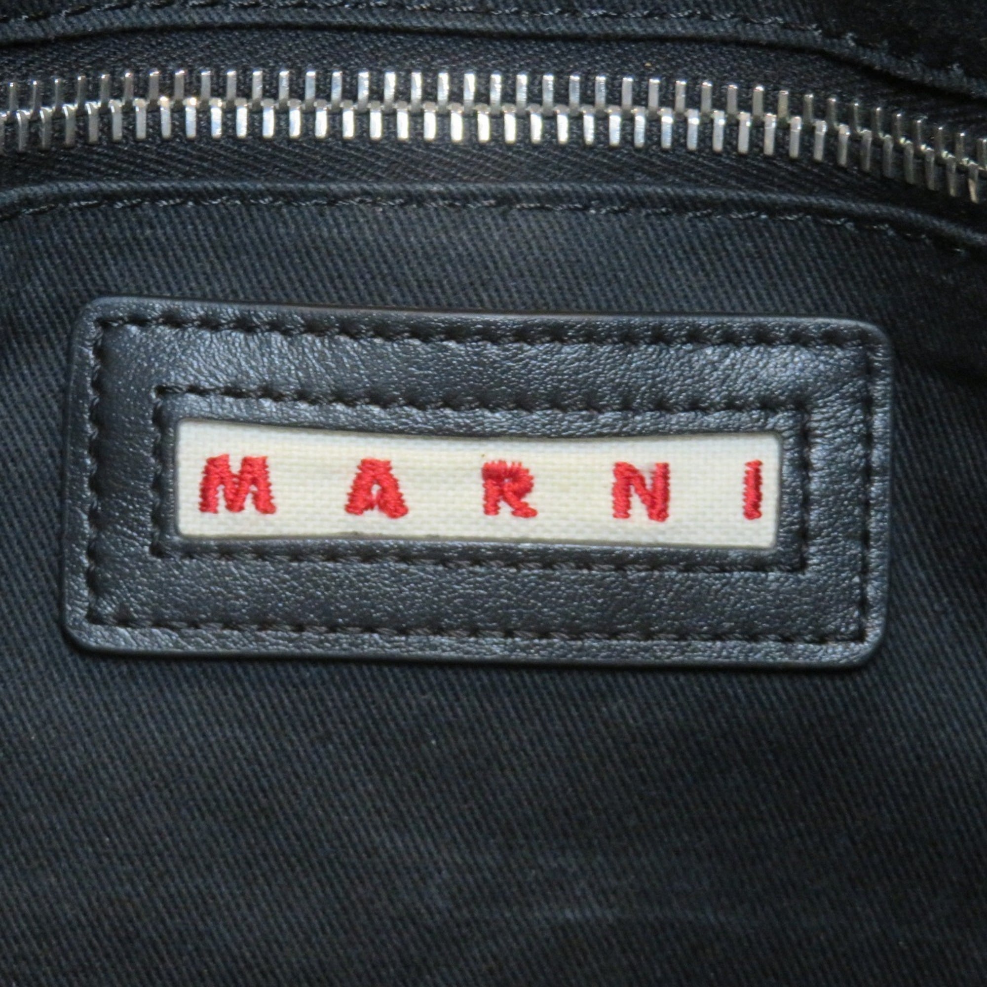 Marni Black Cotton Tote Bag (Pre-Owned)