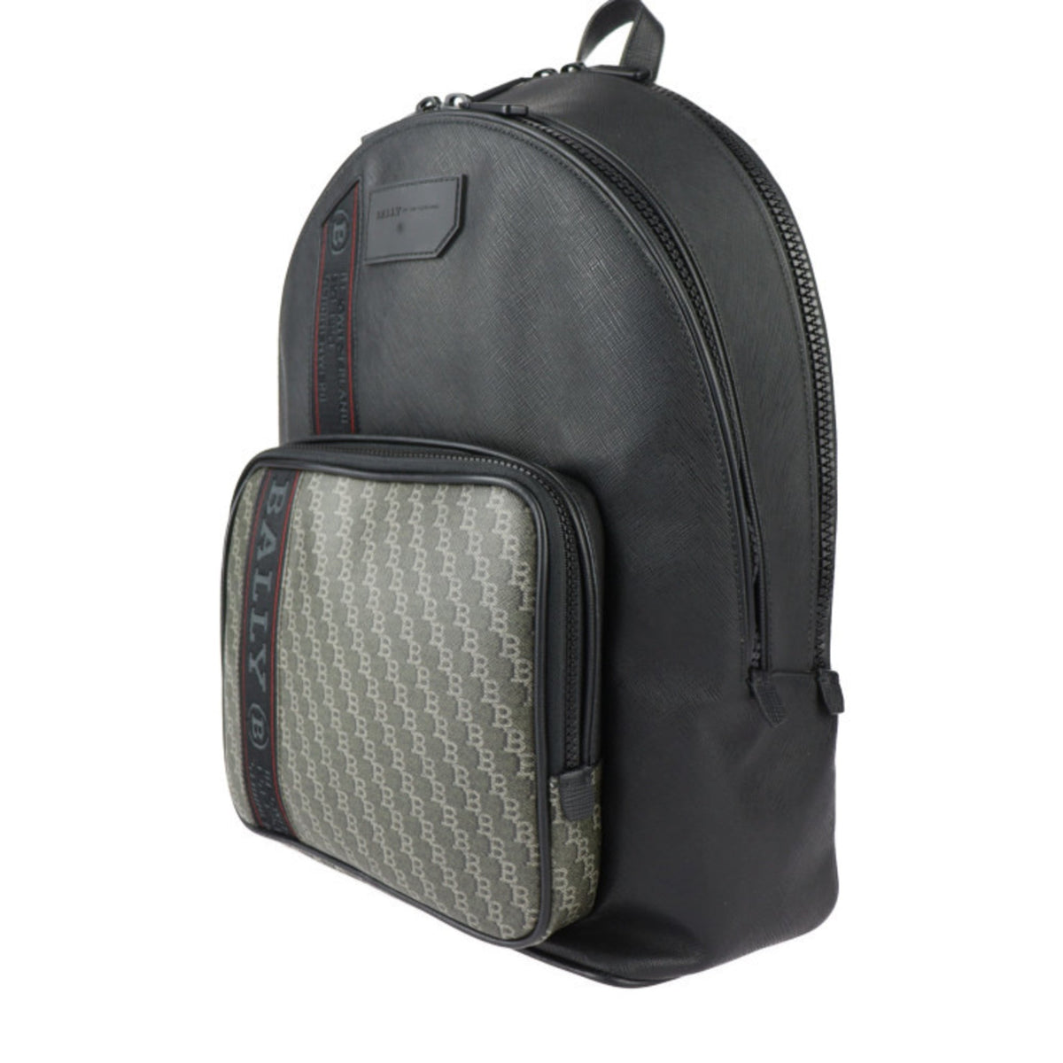 Bally Black Pvc Leather Backpack (Pre-Owned)