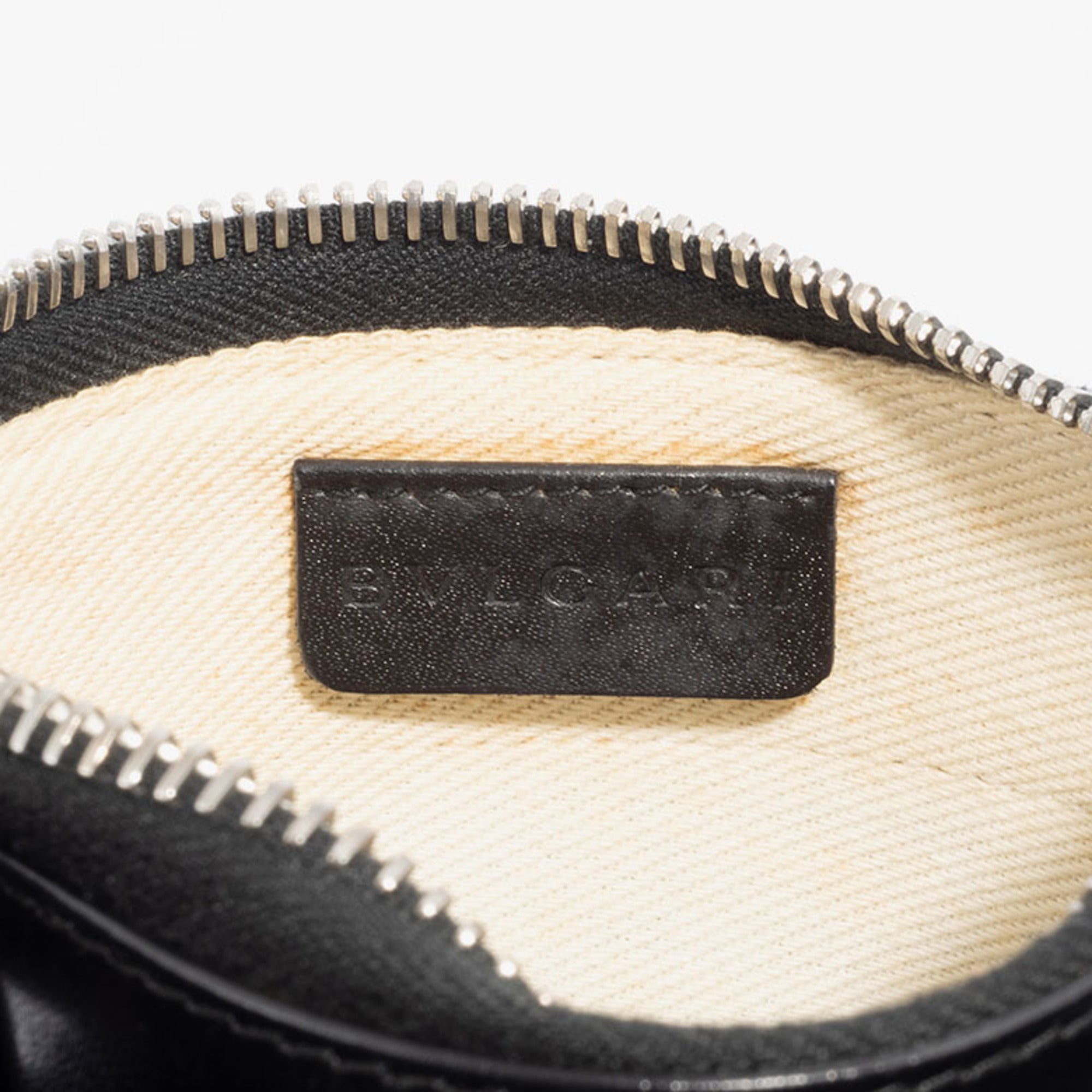 Bvlgari Black Blue Denim Shoulder Bag (Pre-Owned)