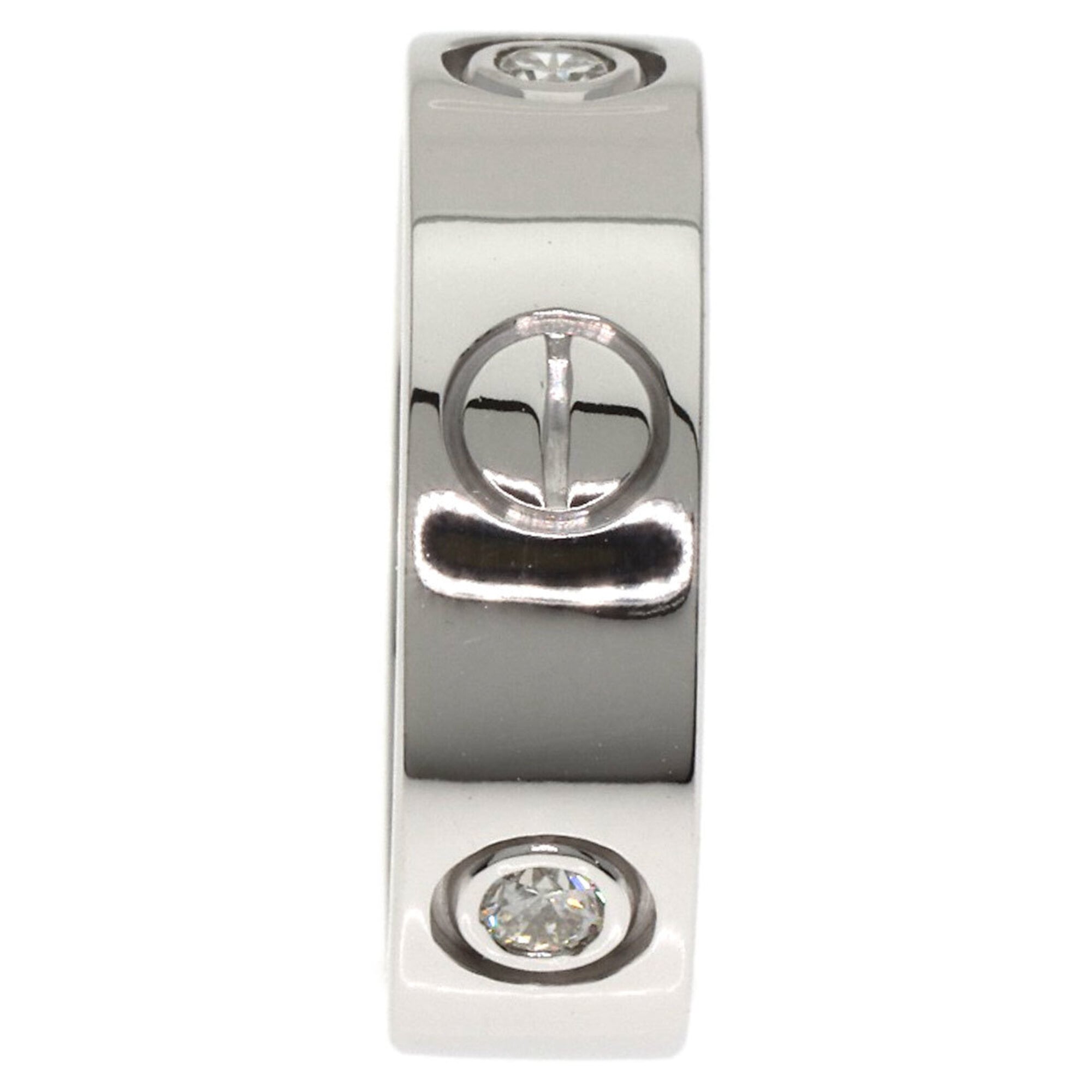 Cartier White Gold White Gold (18K) Band Ring (Pre-Owned)