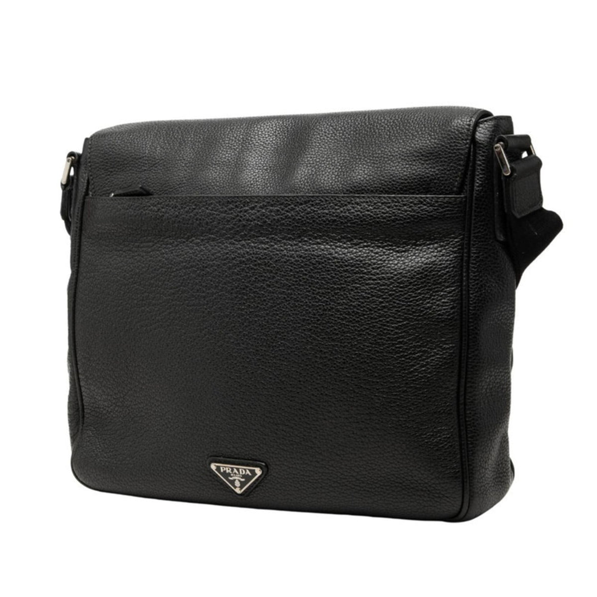 Prada Black Leather Shoulder Bag (Pre-Owned)