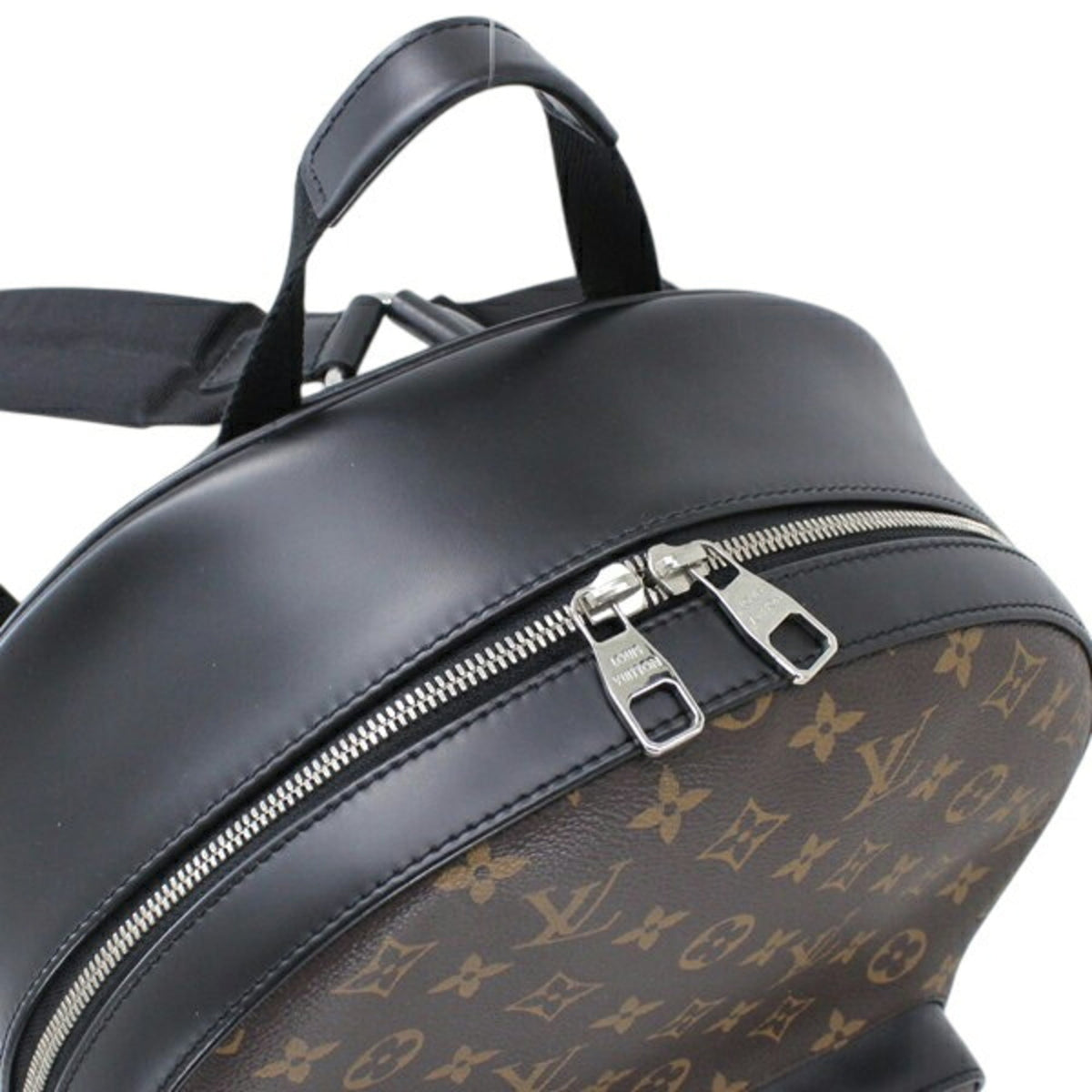 Louis Vuitton Monogram Macassar Black Brown Monogram Leather Backpack (Pre-Owned)