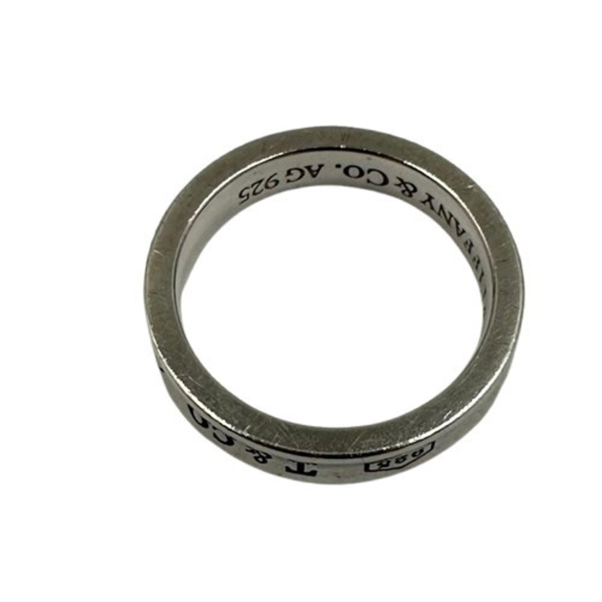 Tiffany Silver Silver 925 Band Ring (Pre-Owned)