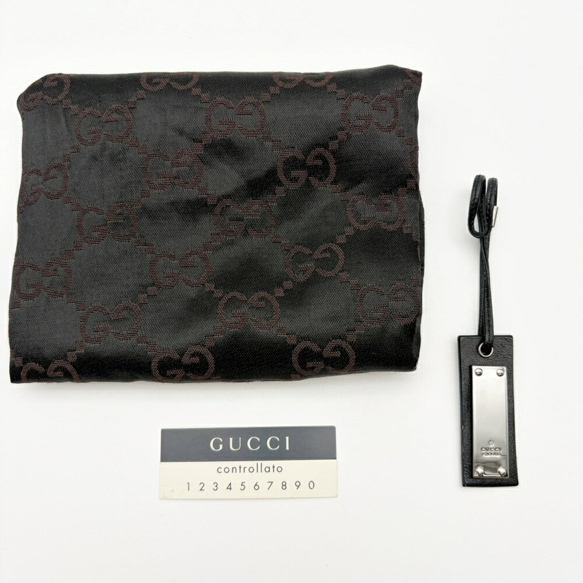 Gucci Black Denim Leather Handbag (Pre-Owned)