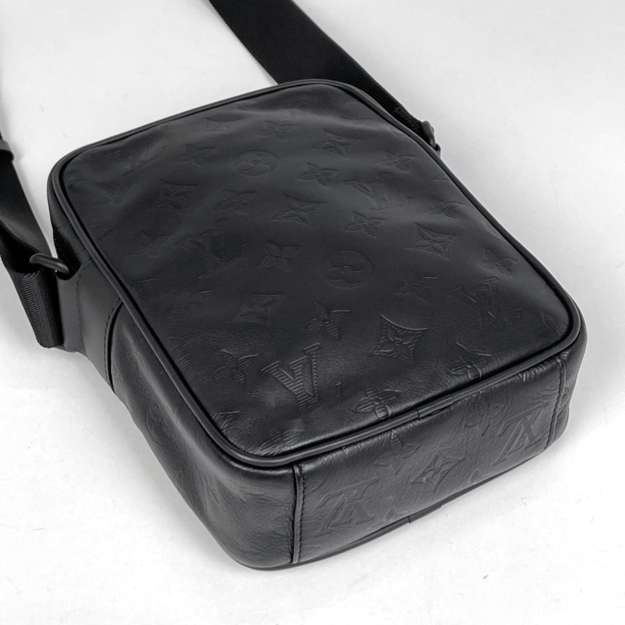 Louis Vuitton Black Monogram Noir Monogram Shadow Shoulder Bag (Pre-Owned)