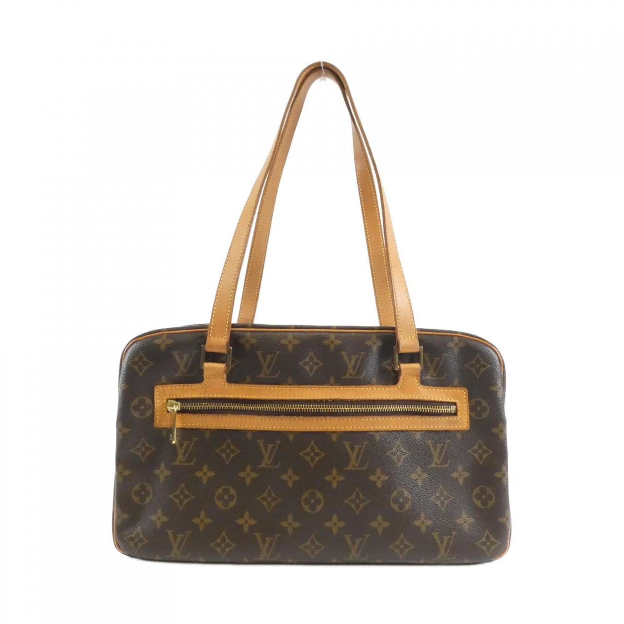 Louis Vuitton Brown Coated Canvas Shoulder Bag (Pre-Owned)