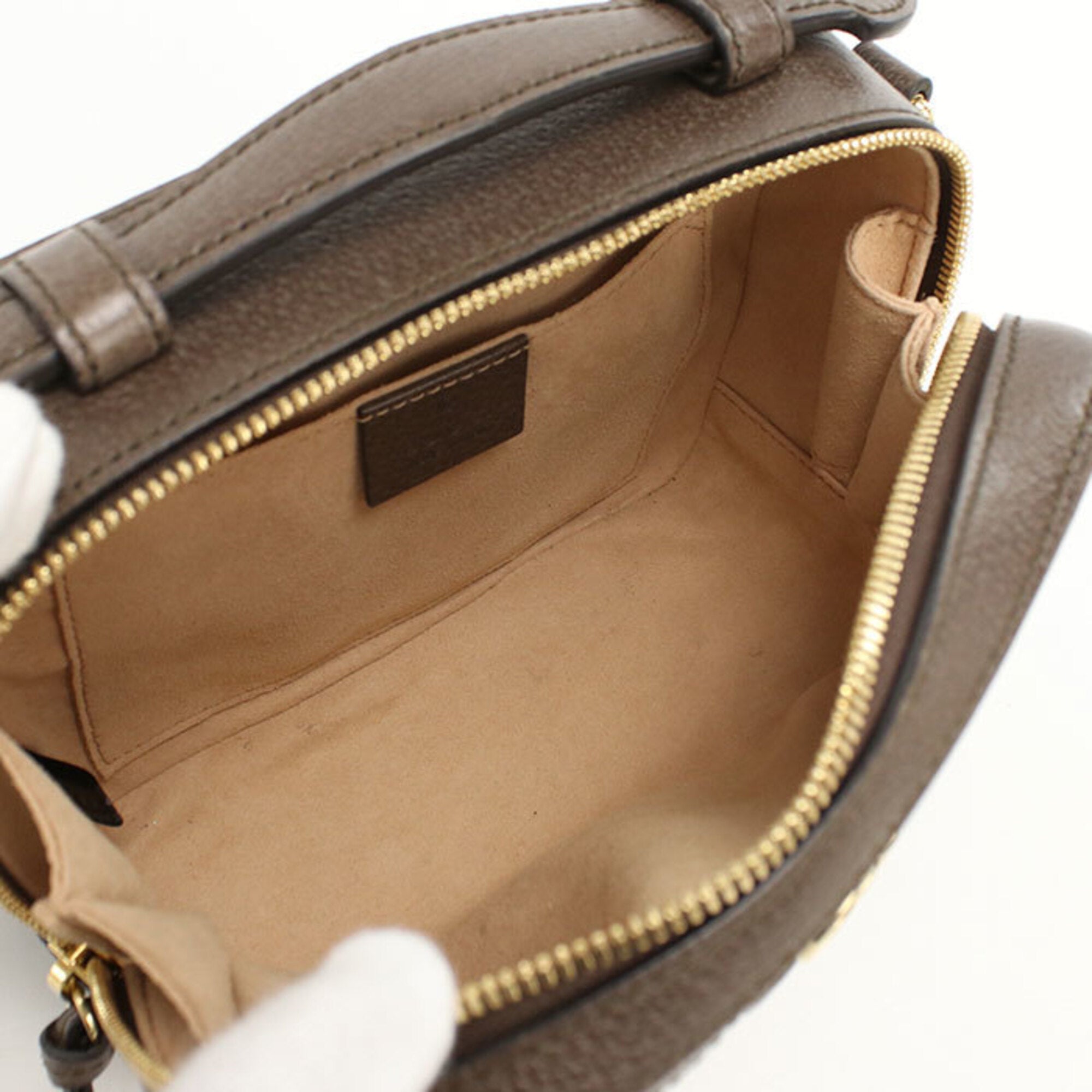 Gucci Beige Pvc Leather Shoulder Bag (Pre-Owned)