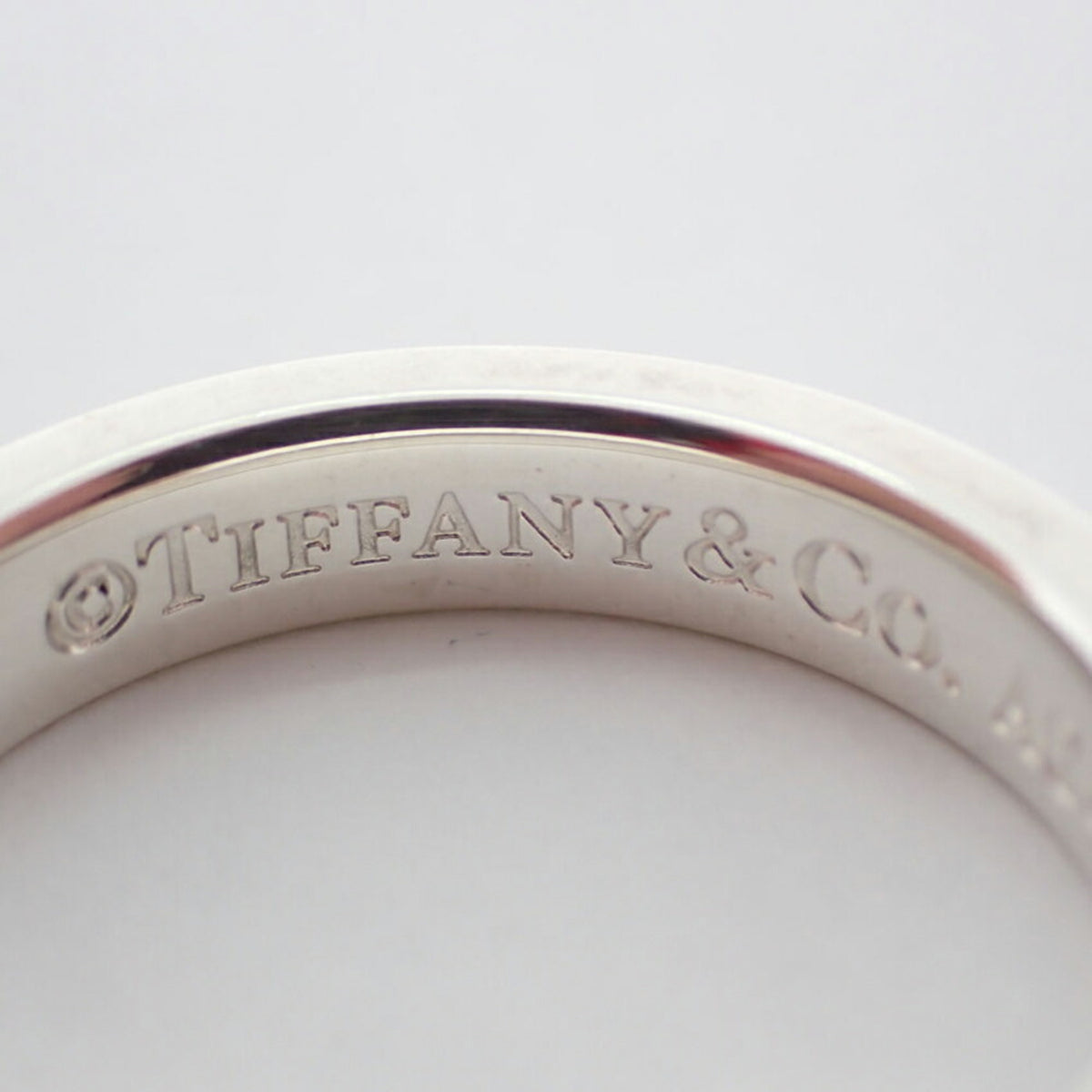 Tiffany Sterling Silver 925 Band Ring (Pre-Owned)
