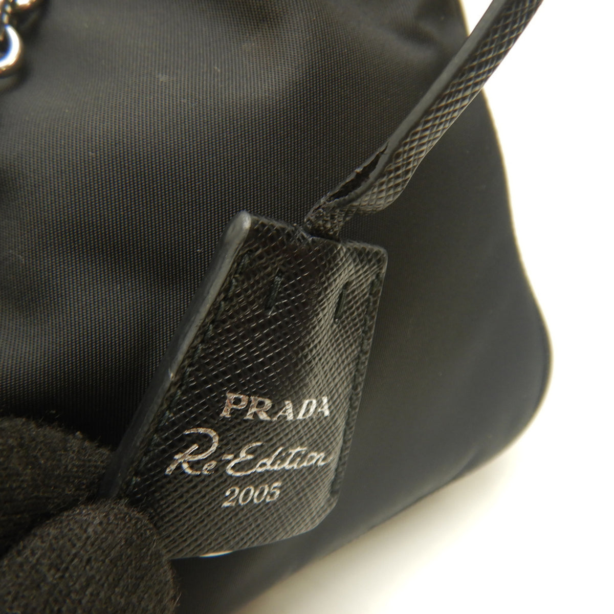 Prada Saffiano Nero Nylon Saffiano Shoulder Bag (Pre-Owned)