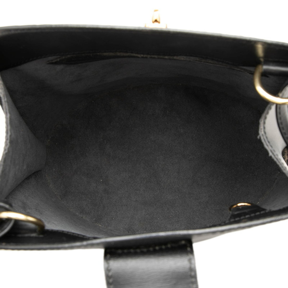 Louis Vuitton Black Noir Leather Shoulder Bag (Pre-Owned)