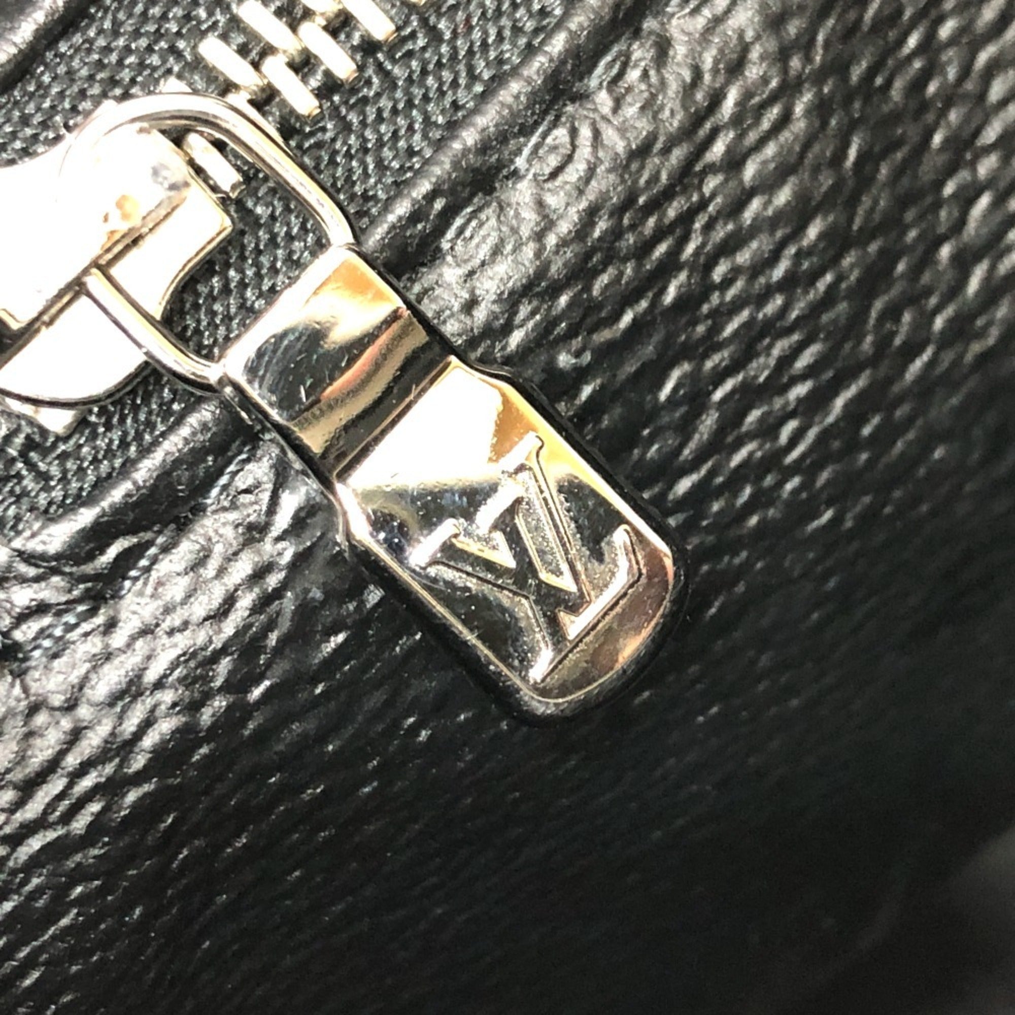 Louis Vuitton Black Monogram White Monogram Boston Bag (Pre-Owned)