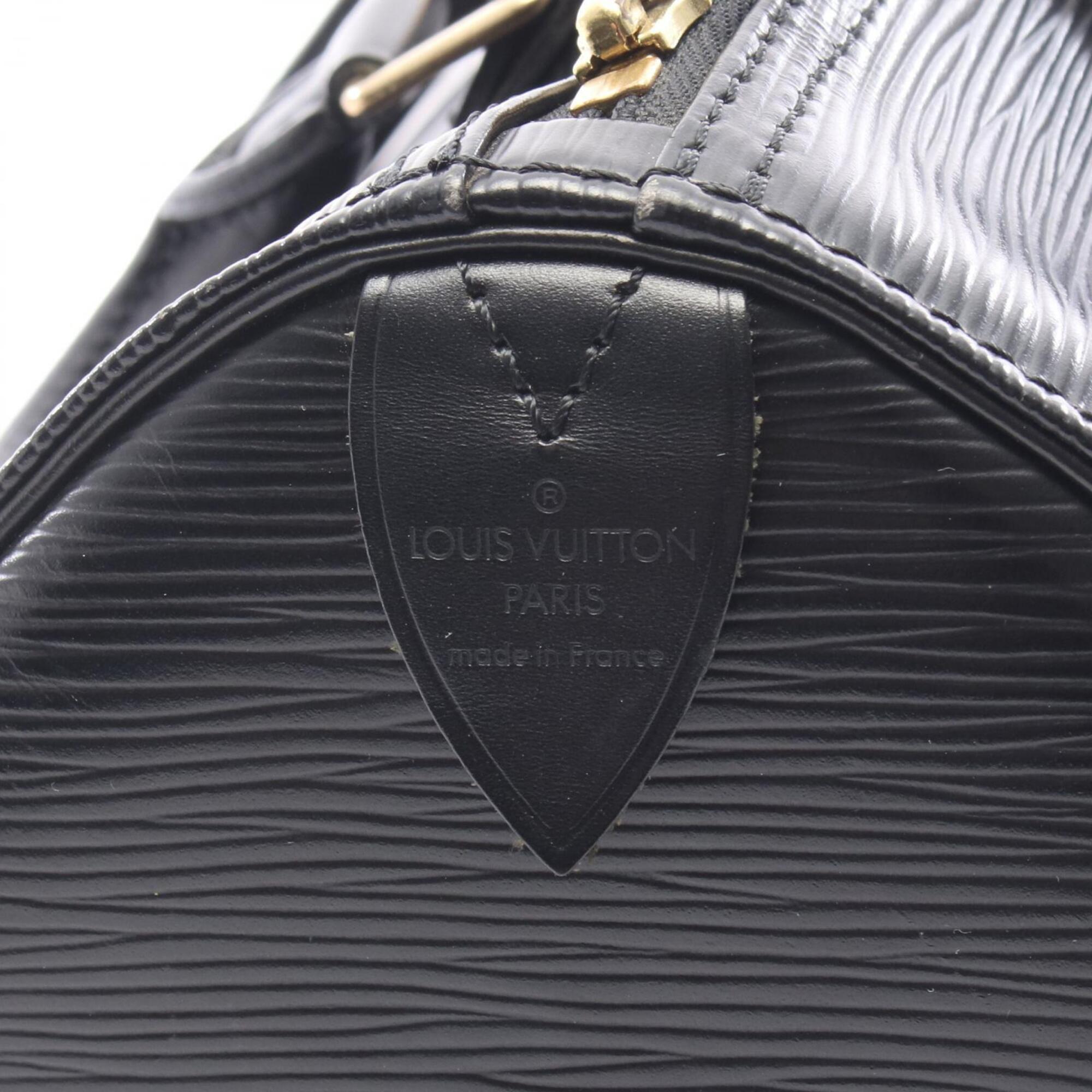 Louis Vuitton Black Noir Epi Leather Handbag (Pre-Owned)