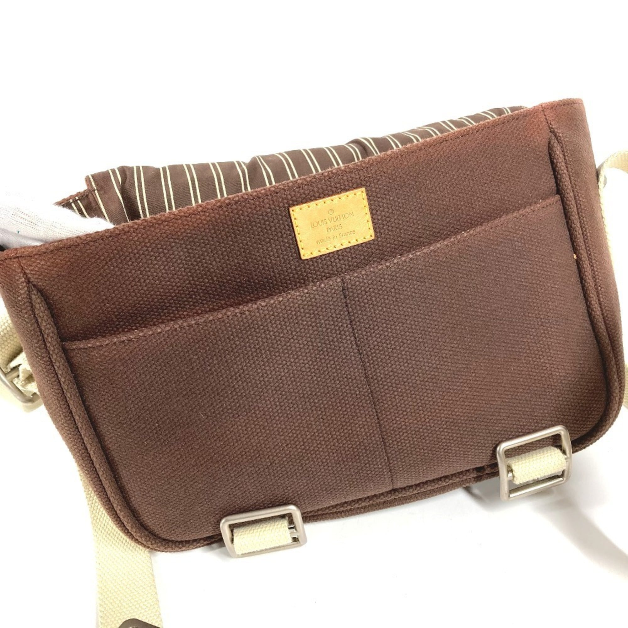 Louis Vuitton Brown Canvas Shoulder Bag (Pre-Owned)