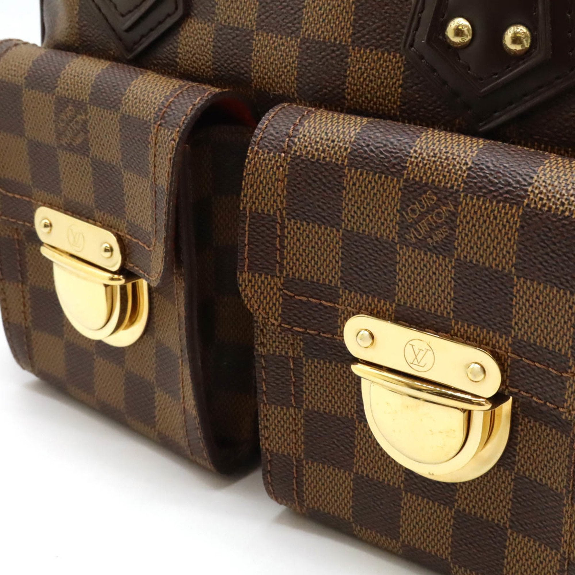 Louis Vuitton Brown Damier Canvas Pvc Handbag (Pre-Owned)