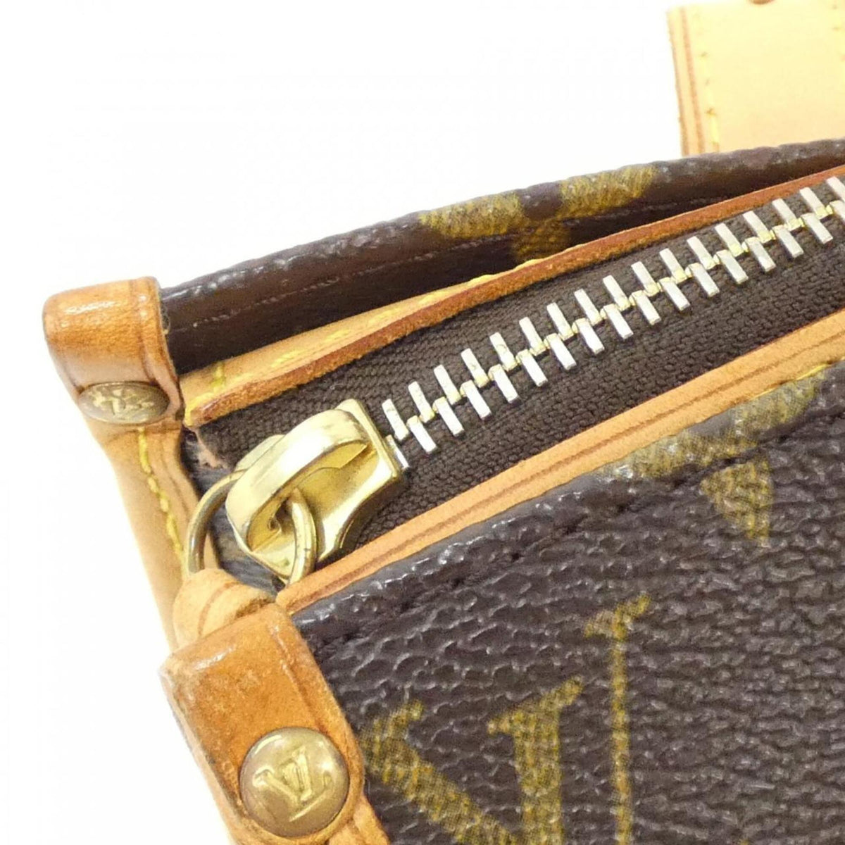Louis Vuitton Monogram Marron Coated Canvas Shoulder Bag (Pre-Owned)