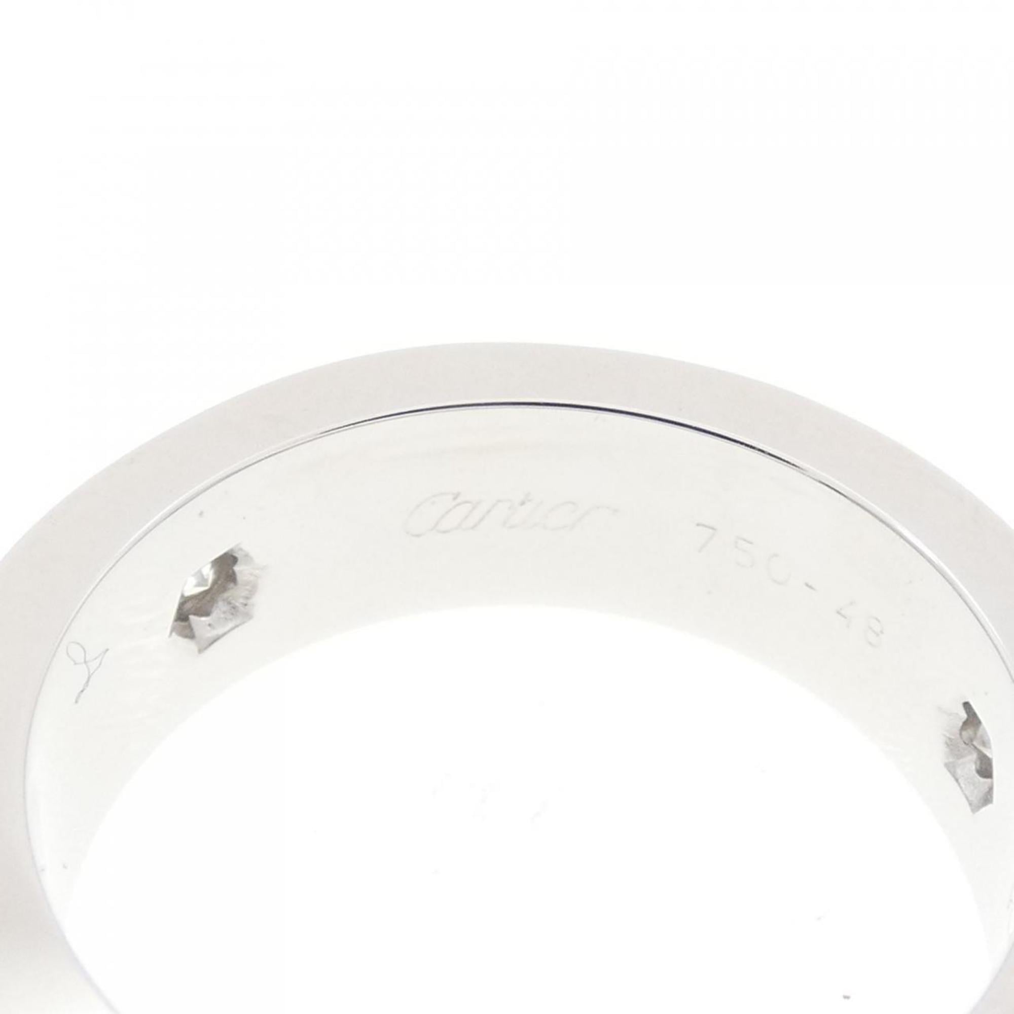Cartier White Gold White Gold (18K) Band Ring (Pre-Owned)