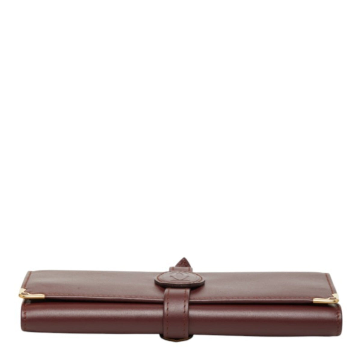 Cartier Wine Red Leather Pouch (Pre-Owned)