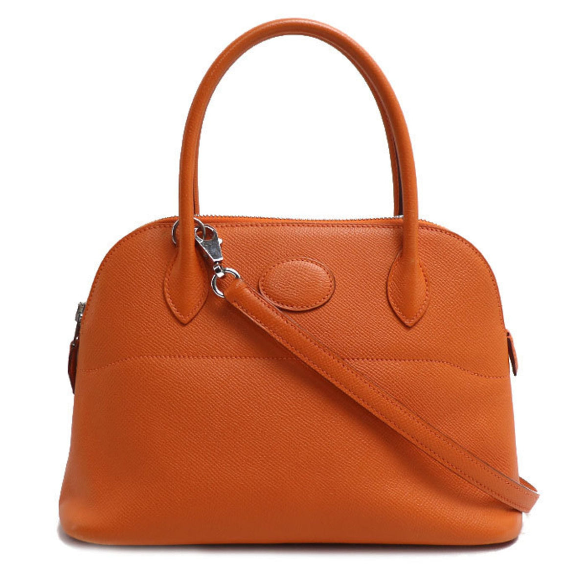 Hermes Orange Epsom Leather Shoulder Bag (Pre-Owned)