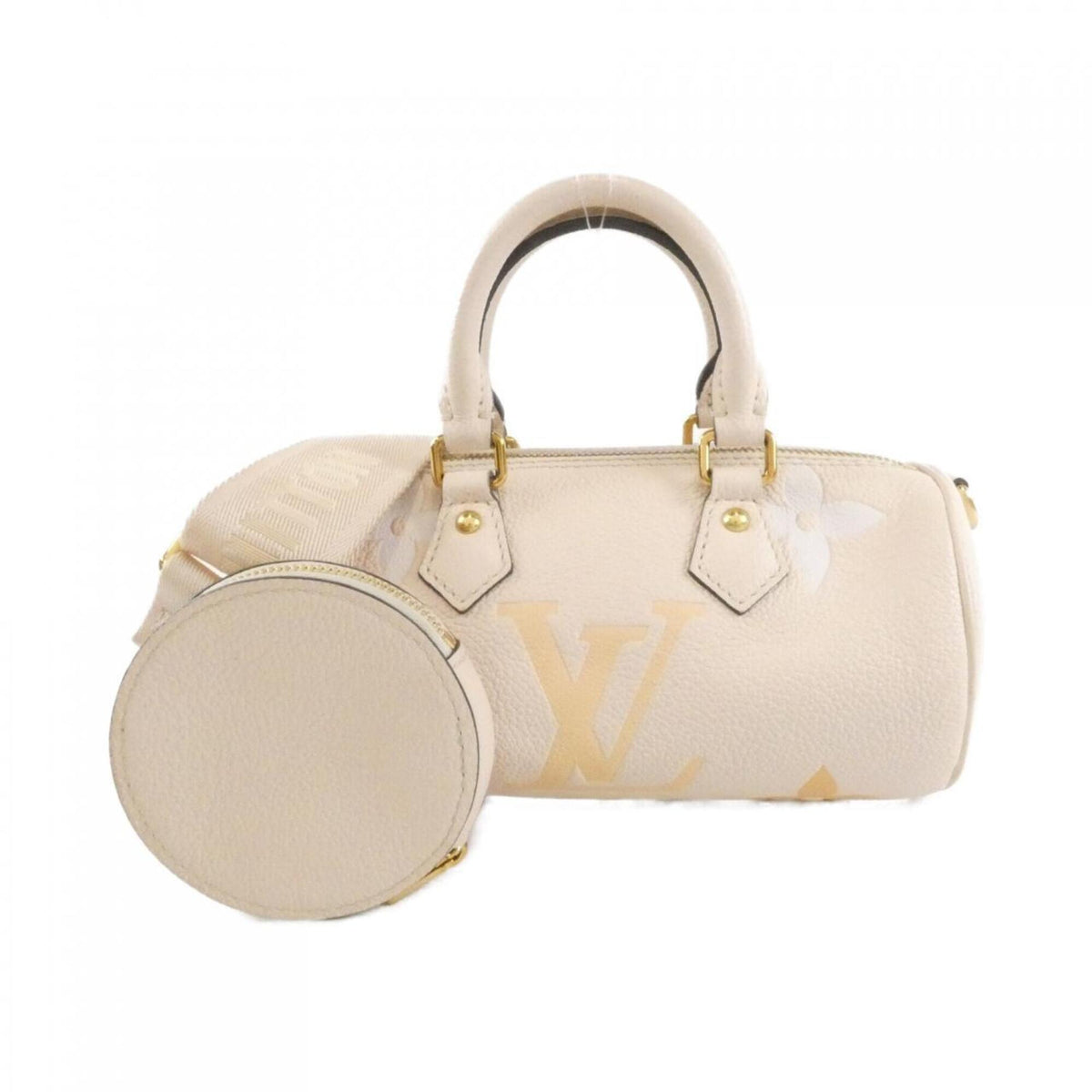 Louis Vuitton Monogram Empreinte Cream Saffron Monogram Empreinte Shoulder Bag (Pre-Owned)